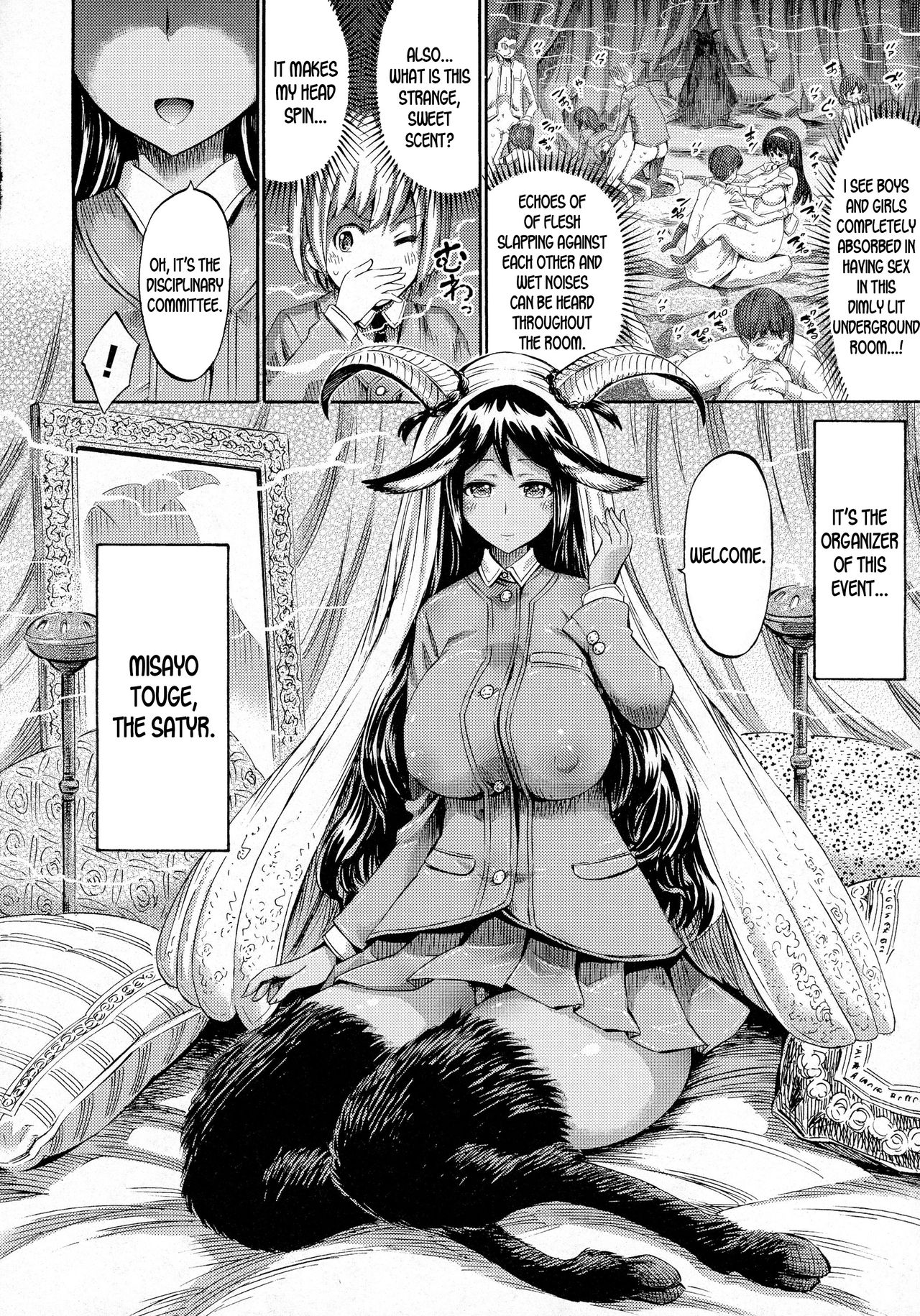 The Sabbath happens after school, in the underground room page 2