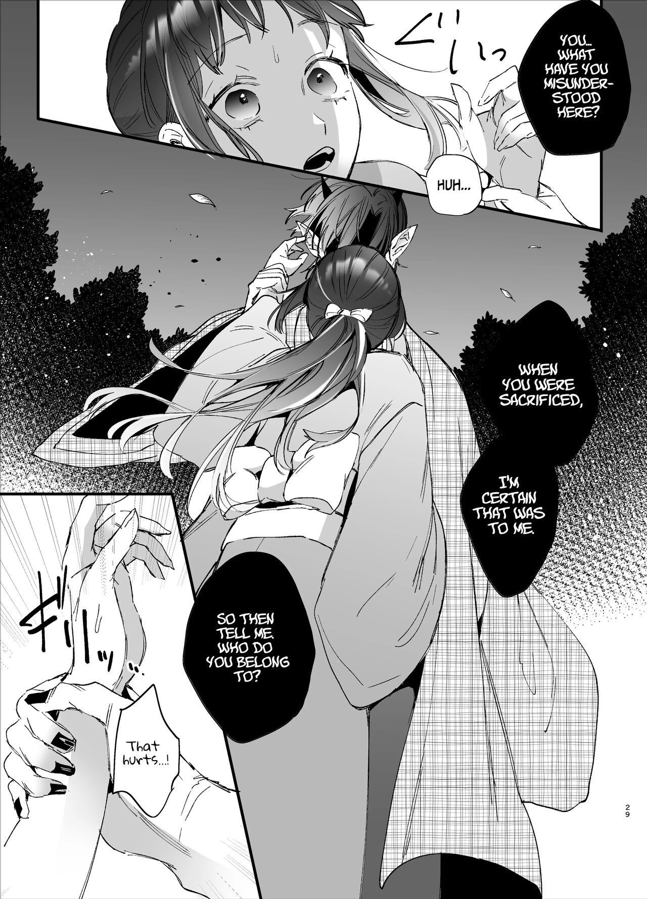 The Sacrificial Maiden Corrupted by Coupling With an Oni page 30