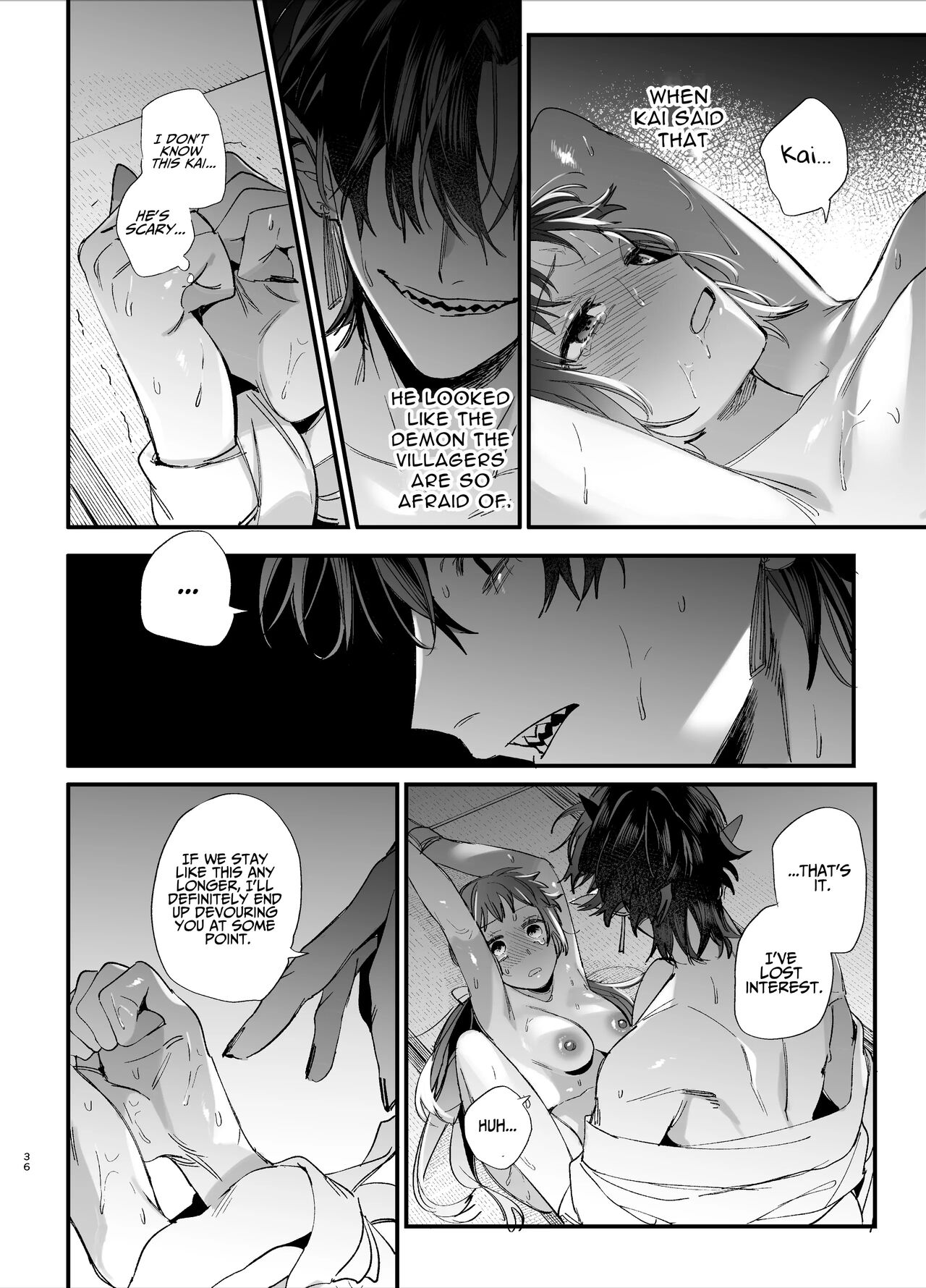 The Sacrificial Maiden Corrupted by Coupling With an Oni page 37