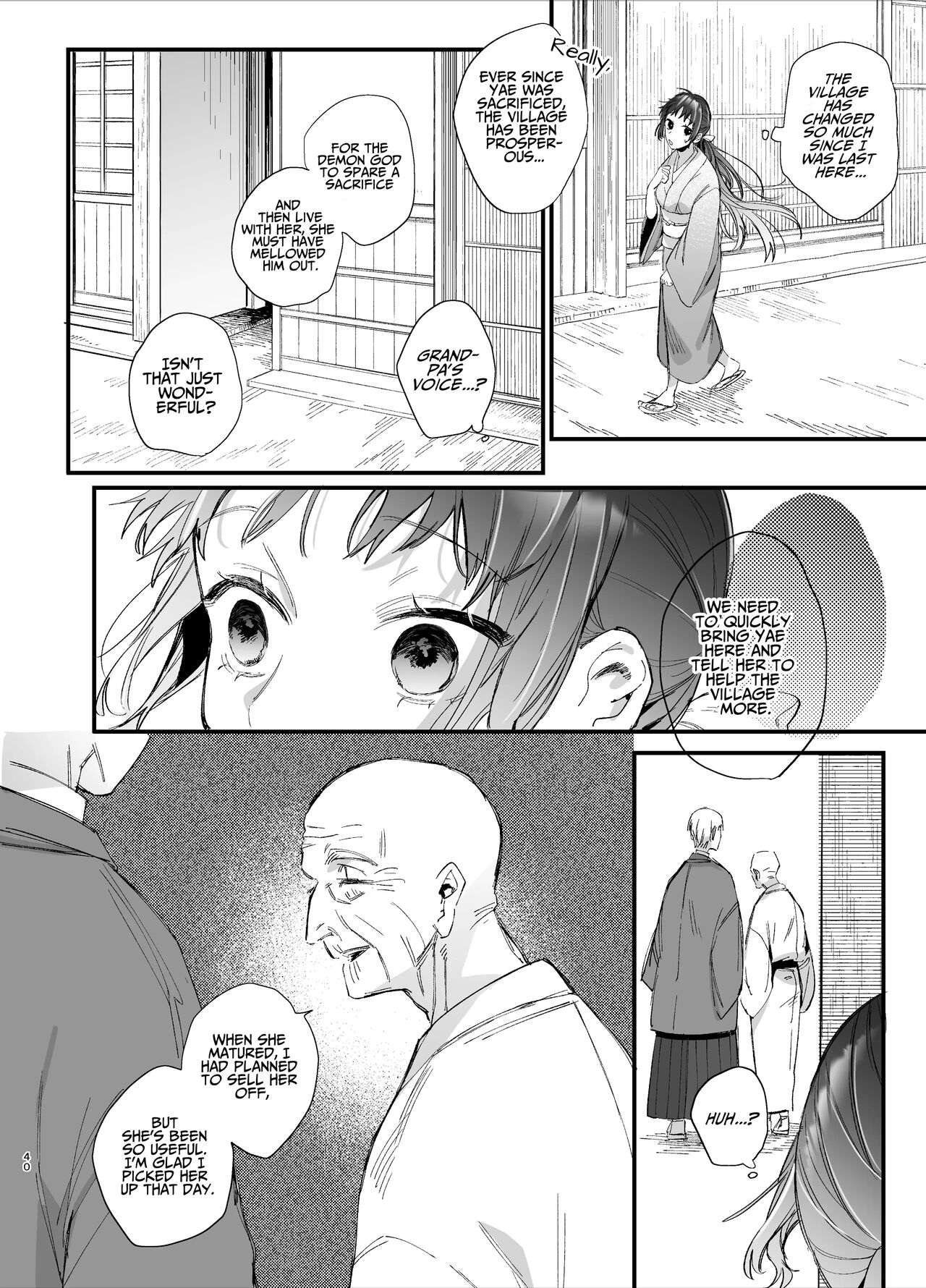 The Sacrificial Maiden Corrupted by Coupling With an Oni page 41