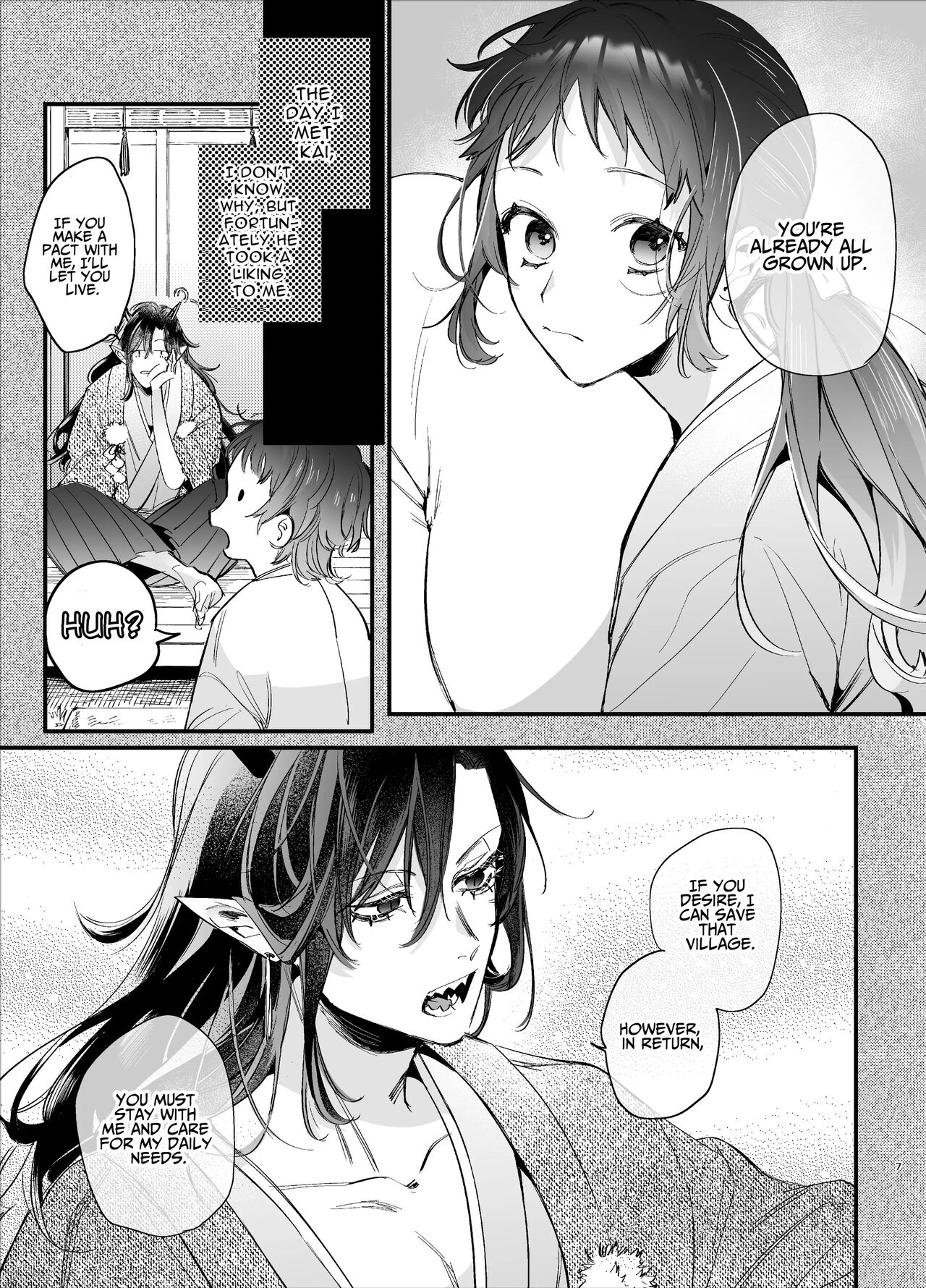 The Sacrificial Maiden Corrupted by Coupling With an Oni page 8