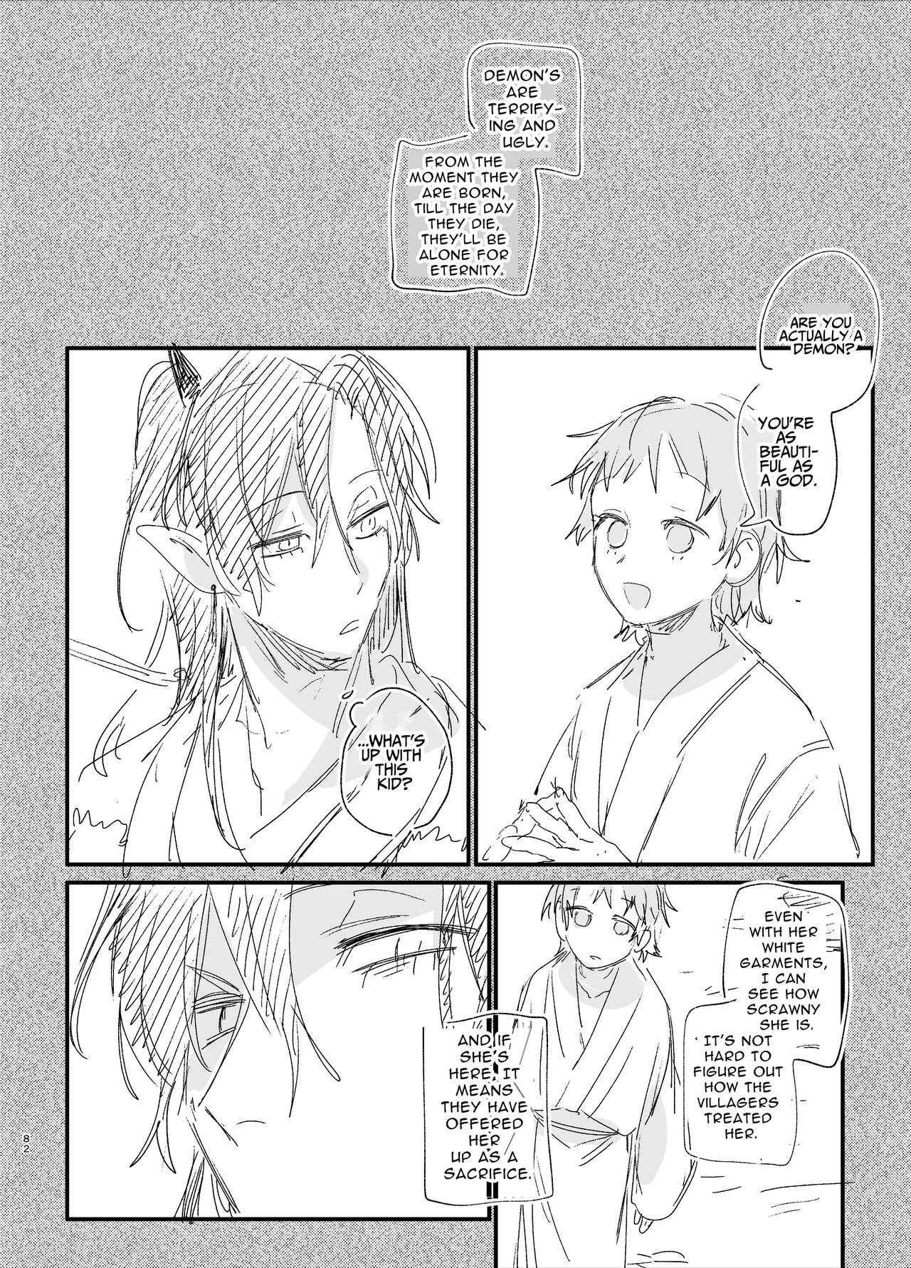 The Sacrificial Maiden Corrupted by Coupling With an Oni page 83