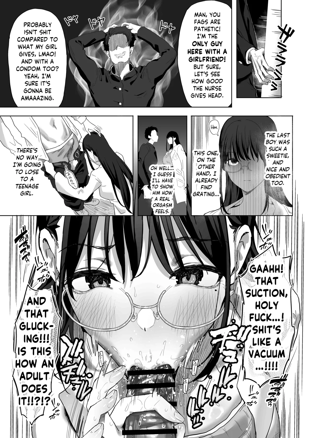 The School Nurse Will Suck You Off! But Only With a Condom page 16