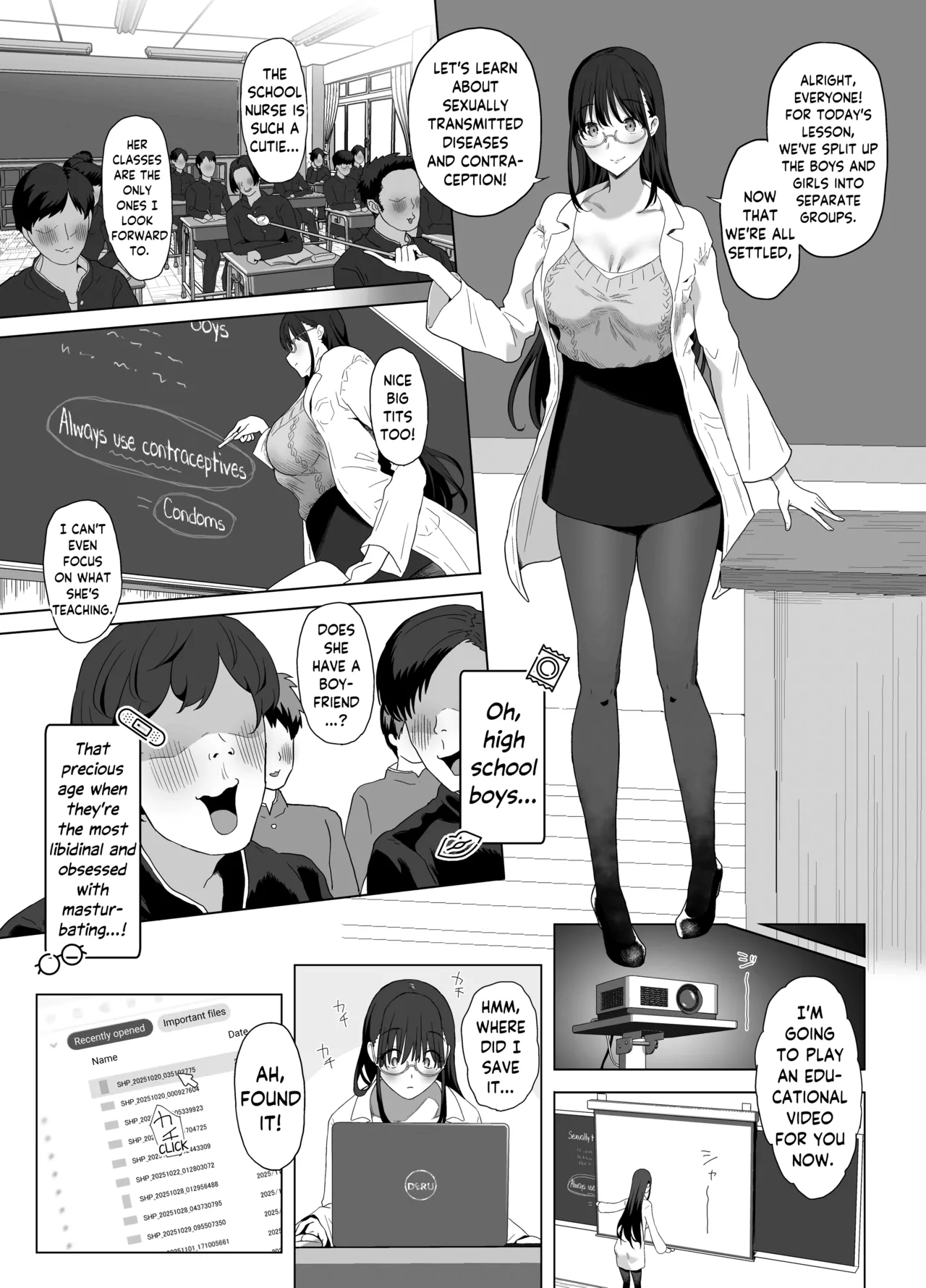 The School Nurse Will Suck You Off! But Only With a Condom page 4