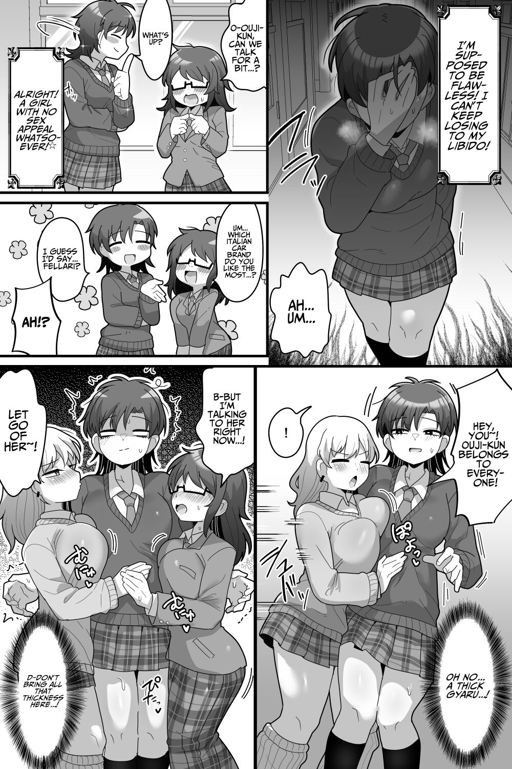 The School Prince VS Her Futanari Dick page 13