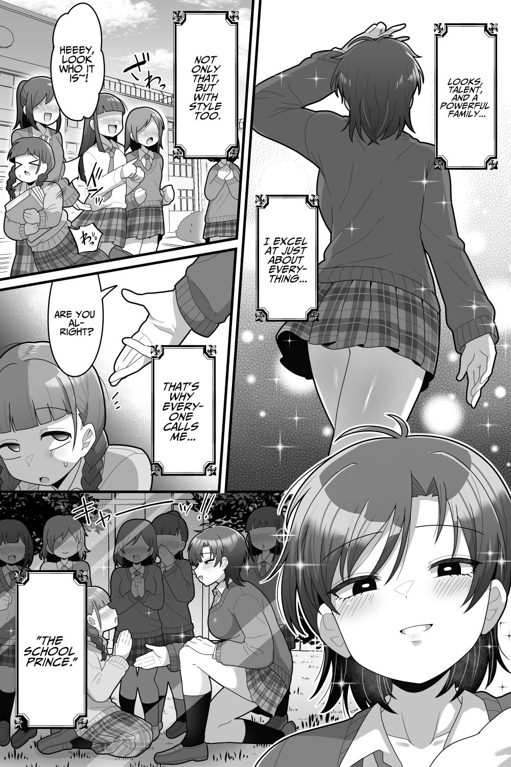 The School Prince VS Her Futanari Dick page 2