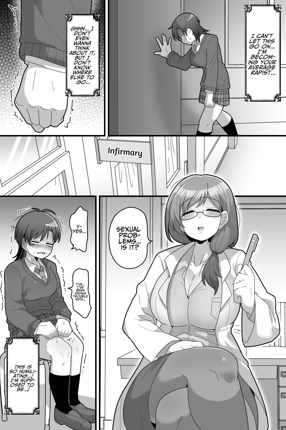 The School Prince VS Her Futanari Dick page 21