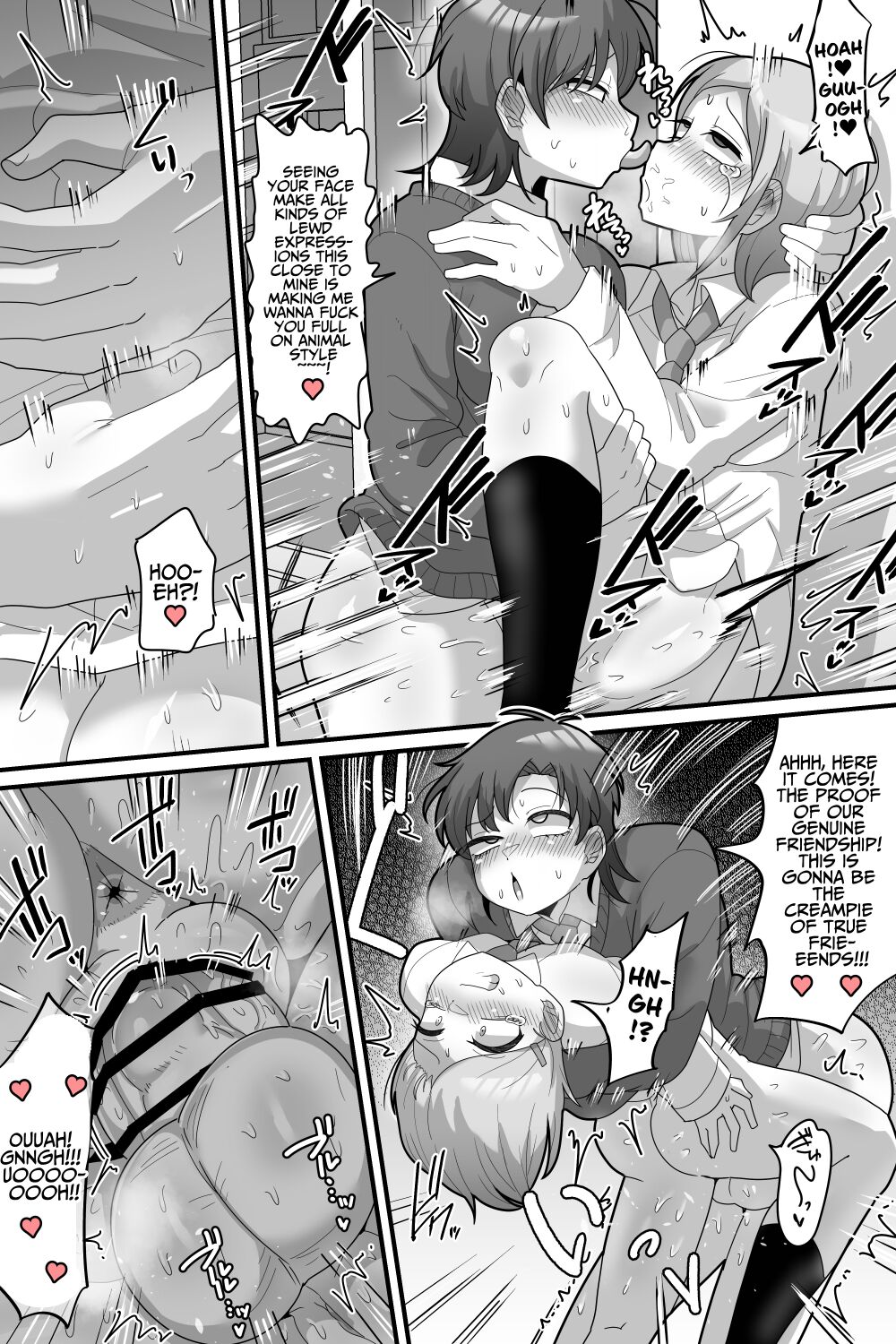 The School Prince VS Her Futanari Dick page 38
