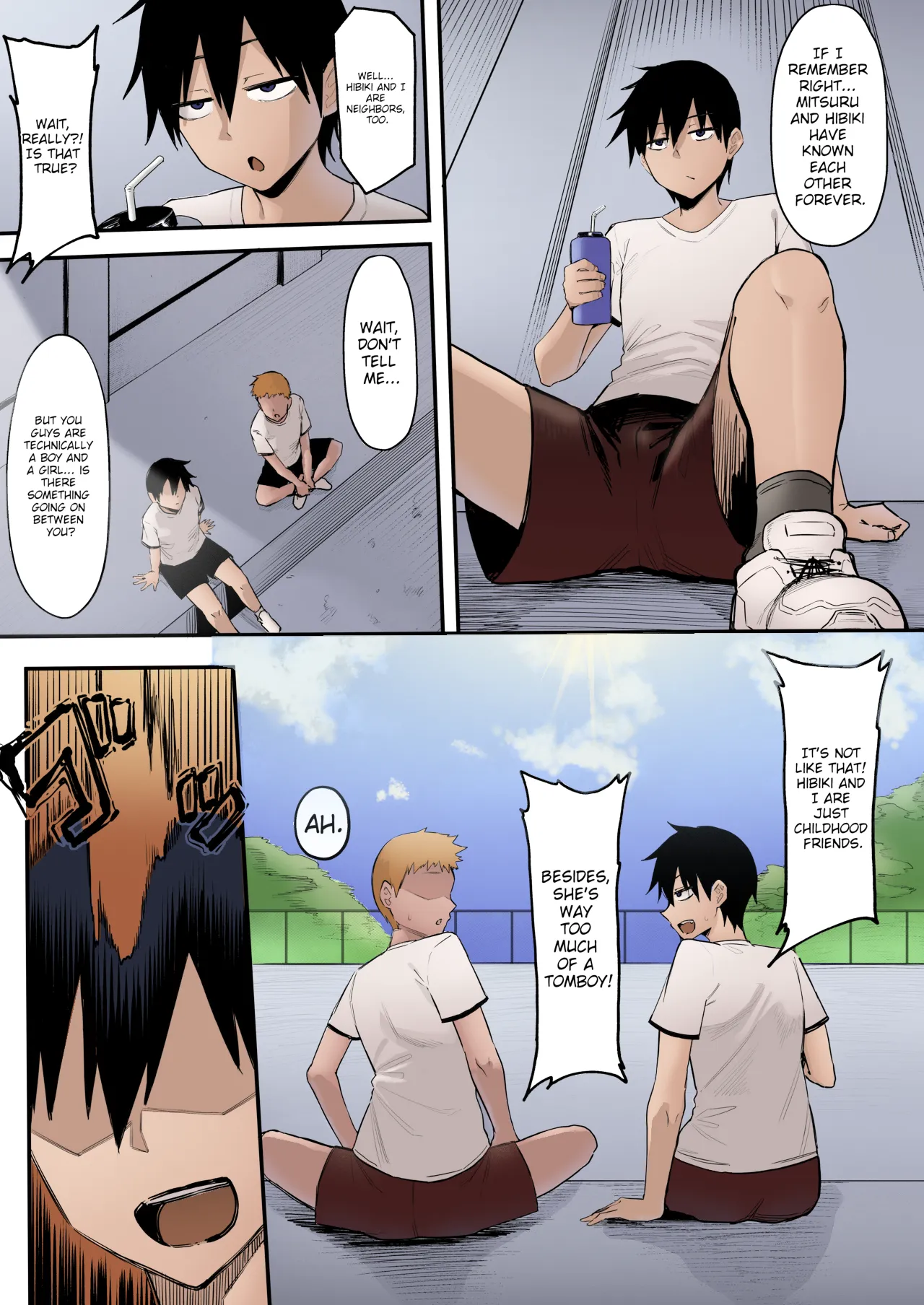 The Secret Activity of My Boyish Childhood Friend from the Track Team page 3