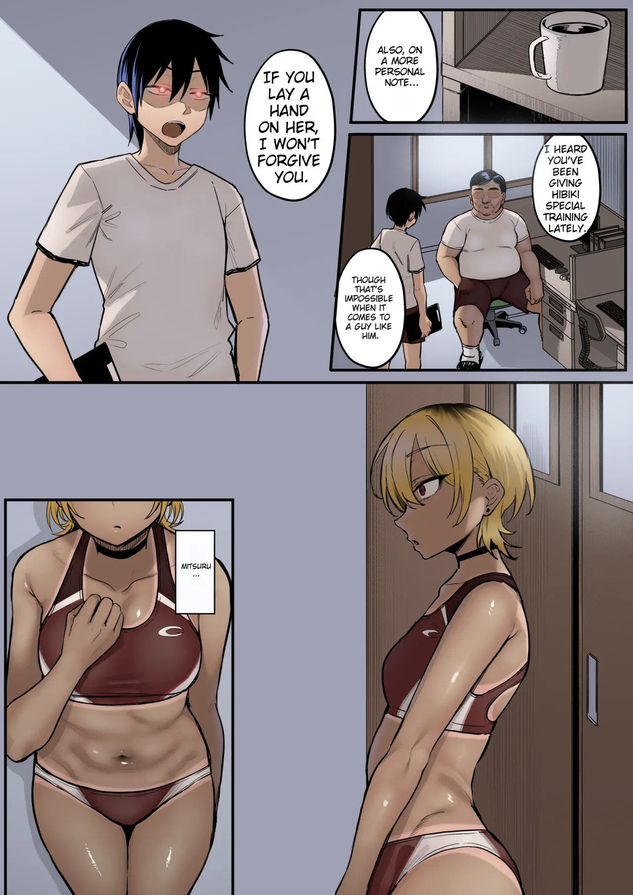 The Secret Activity of My Boyish Childhood Friend from the Track Team page 37