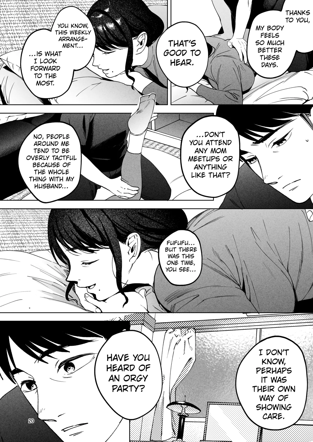 THE SEX THERAPIST 2 ~EMBRACE ME IN MY HUSBAND'S STEAD~ page 19