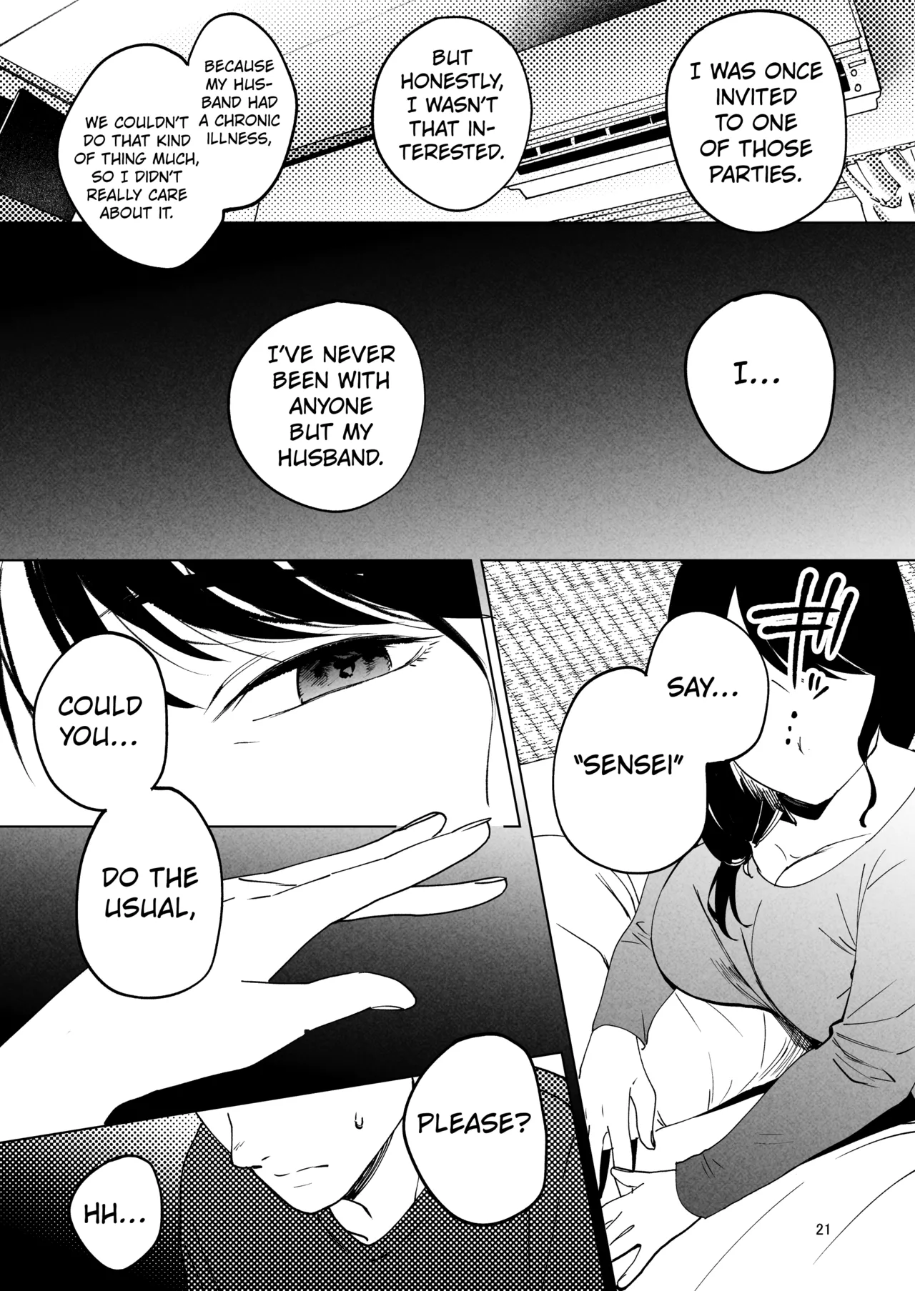 THE SEX THERAPIST 2 ~EMBRACE ME IN MY HUSBAND'S STEAD~ page 20