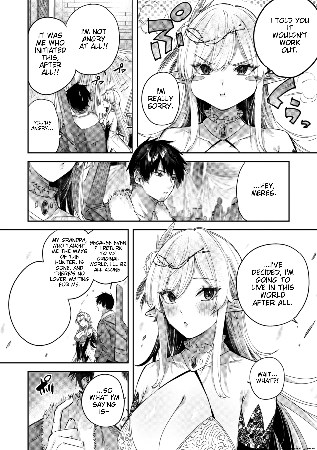 The Single Hunter Meets Girl in The Elven Forest page 101
