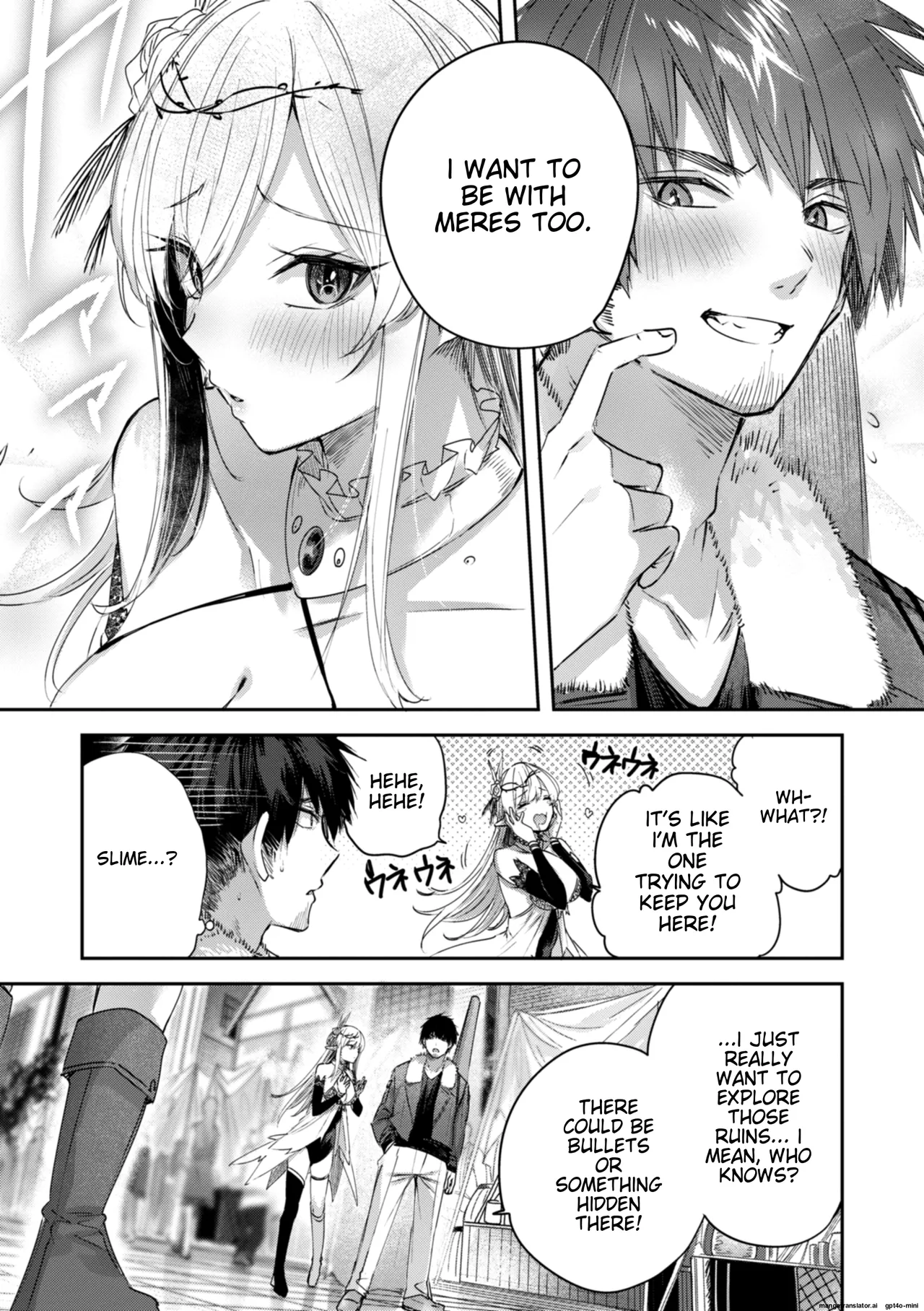 The Single Hunter Meets Girl in The Elven Forest page 102