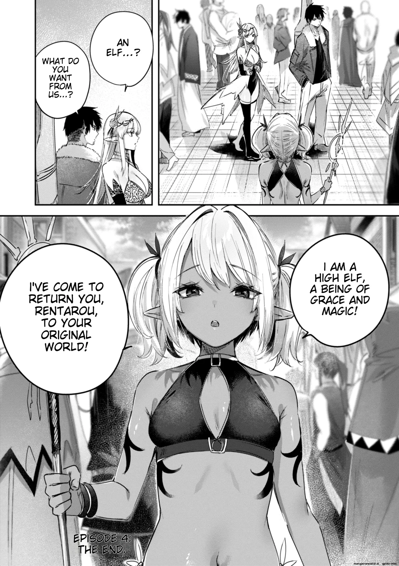 The Single Hunter Meets Girl in The Elven Forest page 103