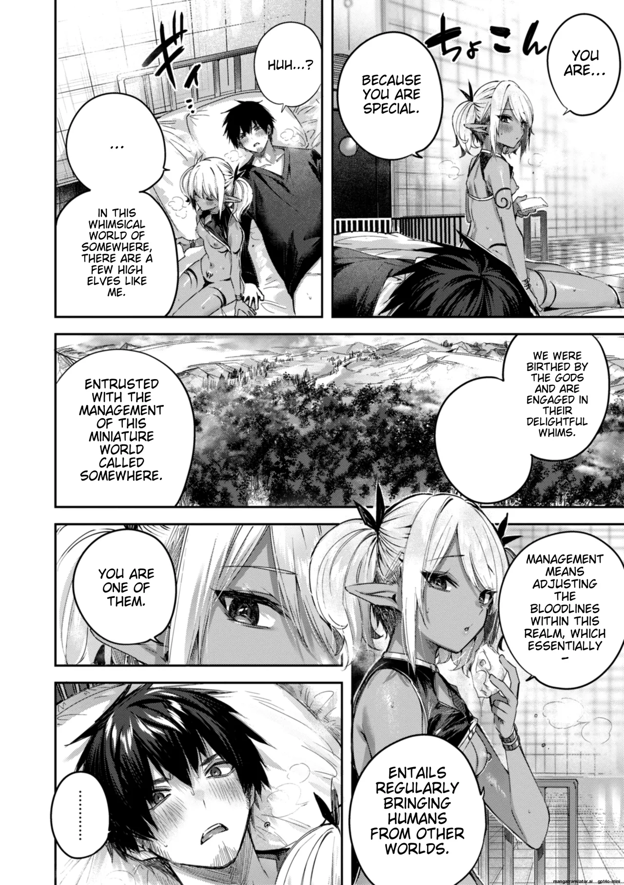 The Single Hunter Meets Girl in The Elven Forest page 109