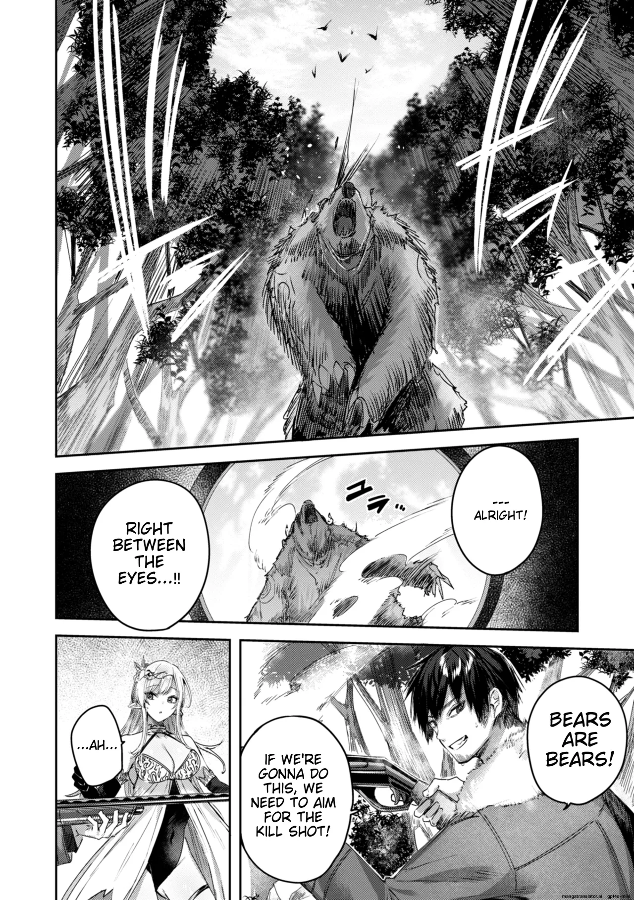 The Single Hunter Meets Girl in The Elven Forest page 11