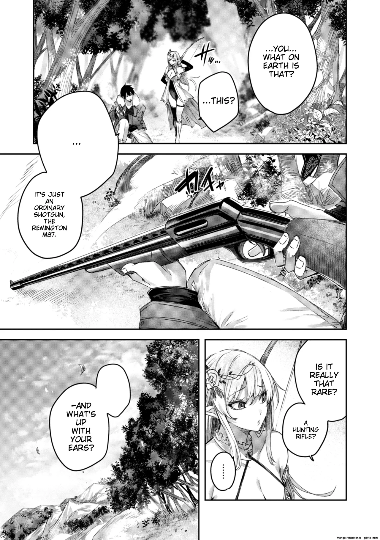 The Single Hunter Meets Girl in The Elven Forest page 12