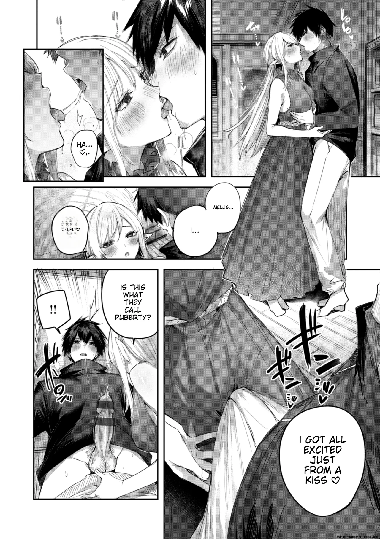 The Single Hunter Meets Girl in The Elven Forest page 137