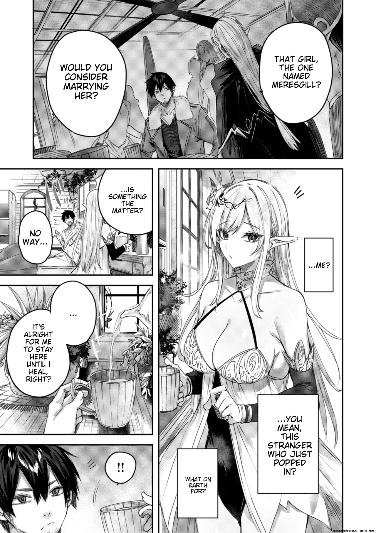 The Single Hunter Meets Girl in The Elven Forest page 16