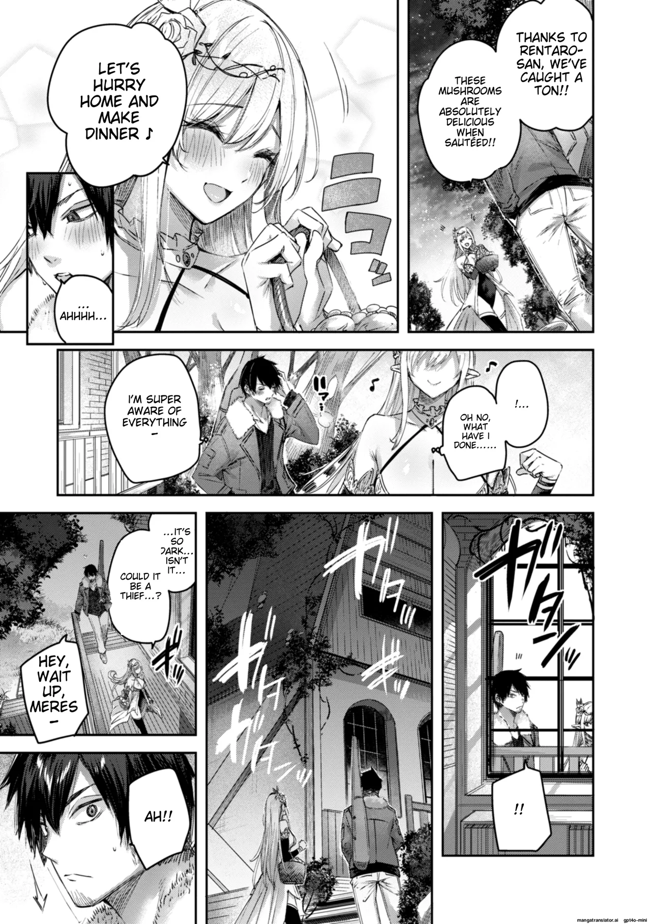 The Single Hunter Meets Girl in The Elven Forest page 20