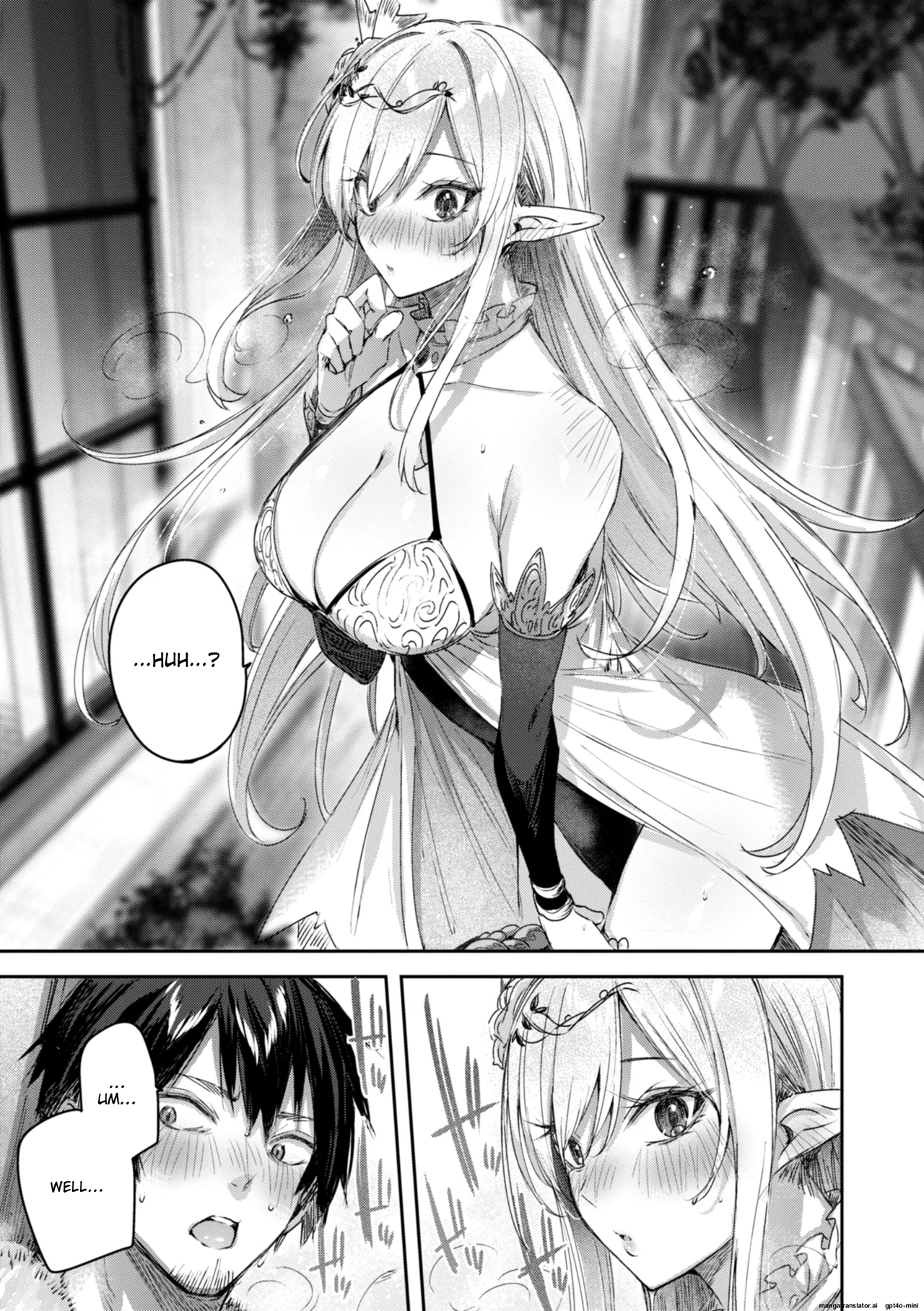The Single Hunter Meets Girl in The Elven Forest page 24