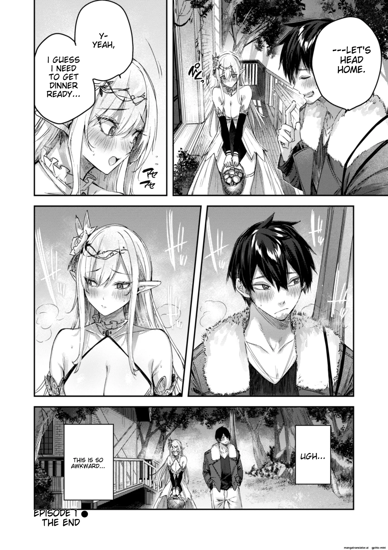The Single Hunter Meets Girl in The Elven Forest page 25