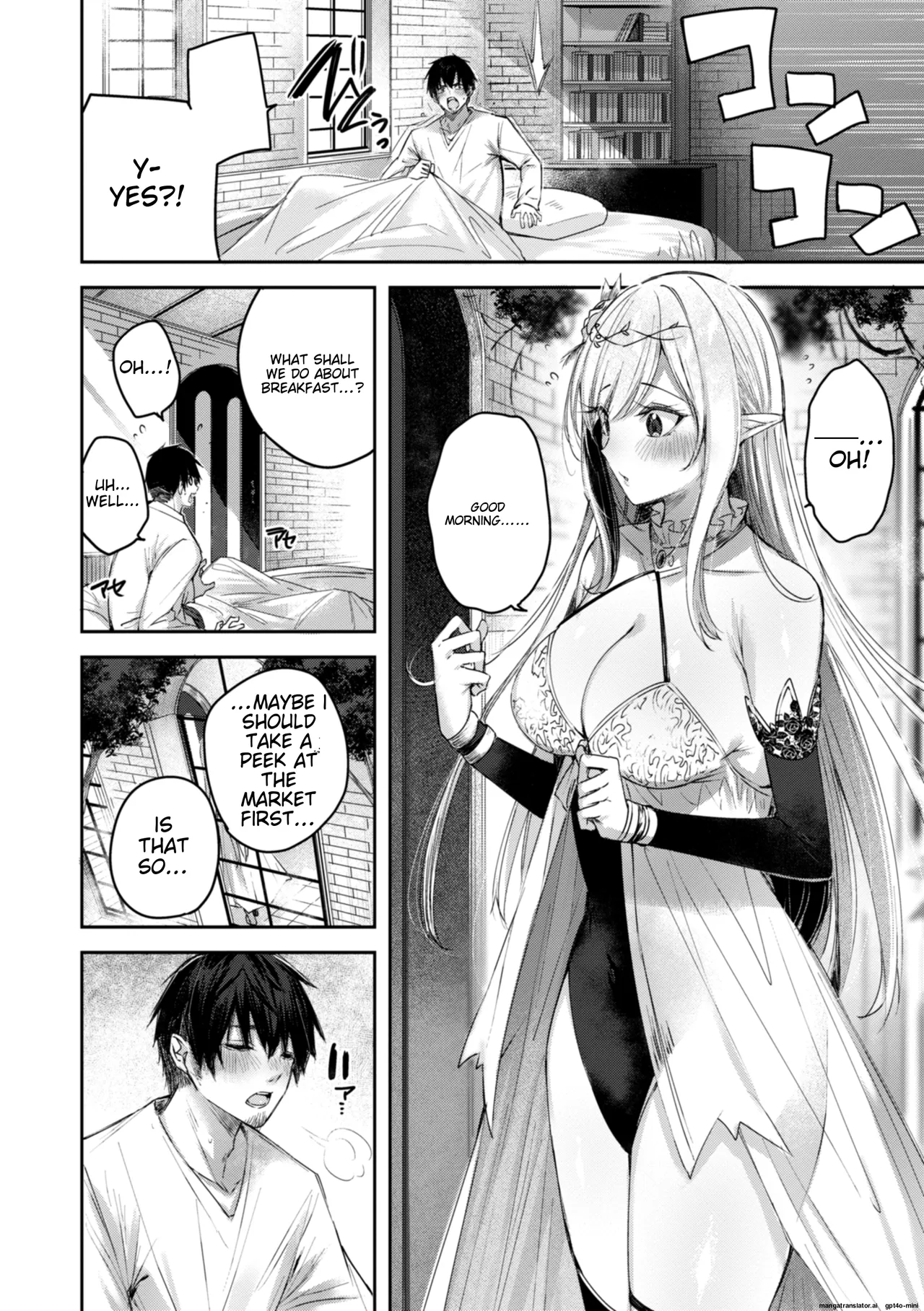 The Single Hunter Meets Girl in The Elven Forest page 27