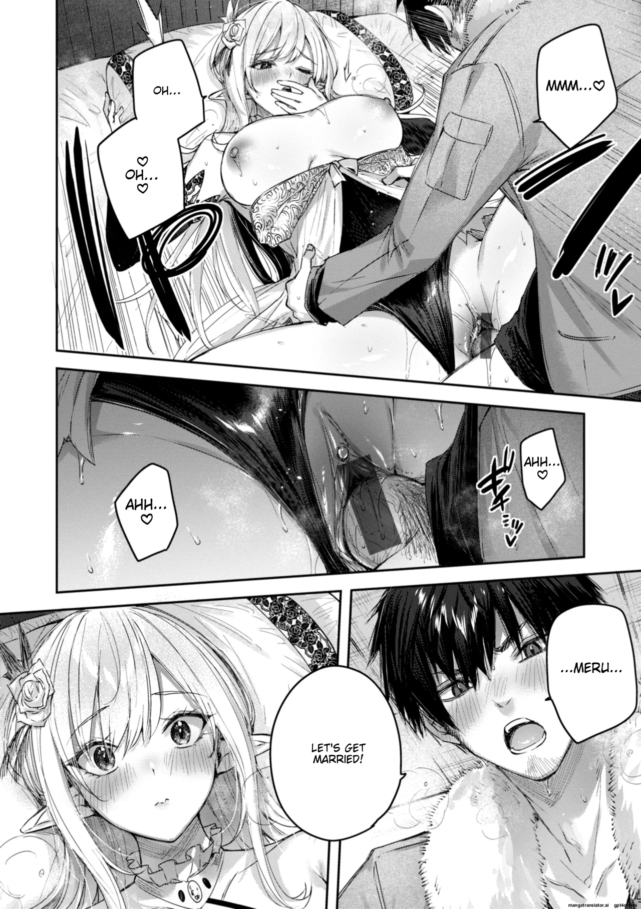The Single Hunter Meets Girl in The Elven Forest page 45