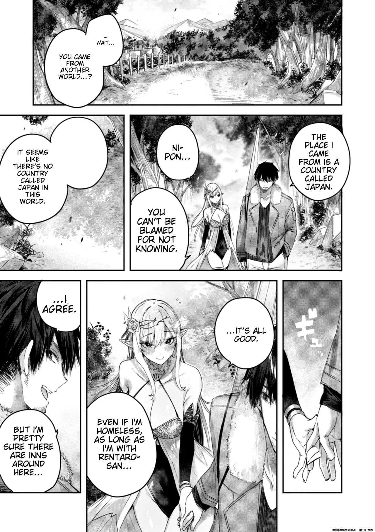 The Single Hunter Meets Girl in The Elven Forest page 50