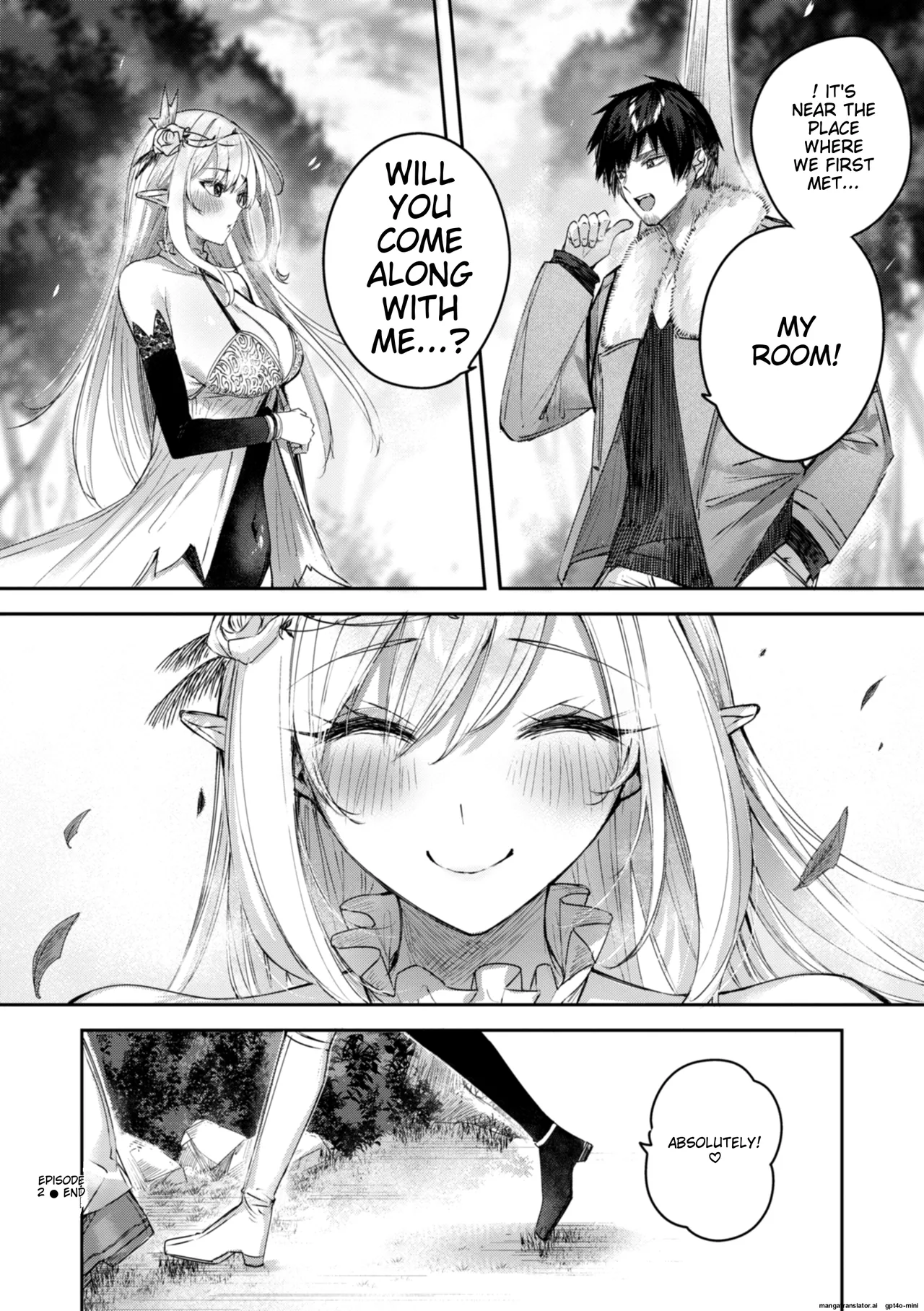 The Single Hunter Meets Girl in The Elven Forest page 51
