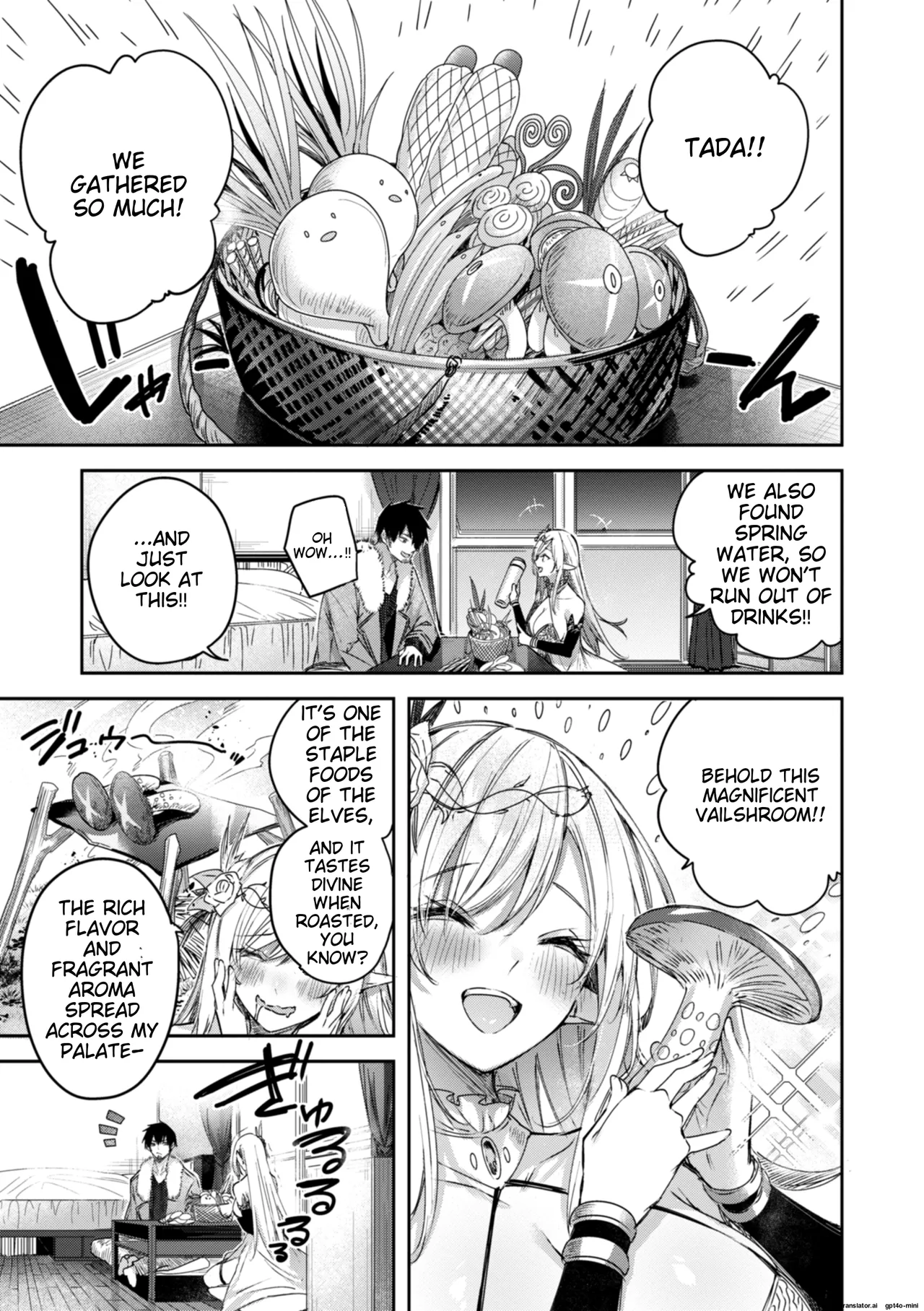 The Single Hunter Meets Girl in The Elven Forest page 54
