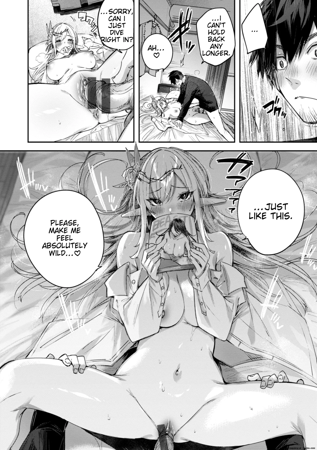 The Single Hunter Meets Girl in The Elven Forest page 69