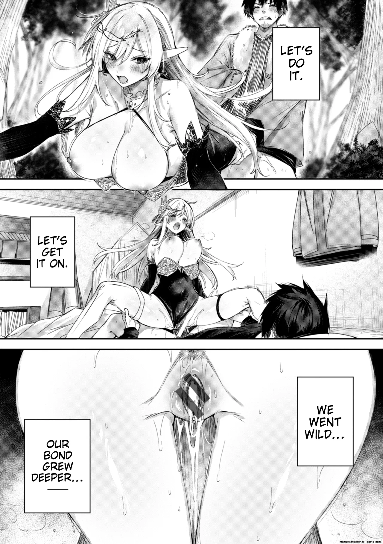 The Single Hunter Meets Girl in The Elven Forest page 76