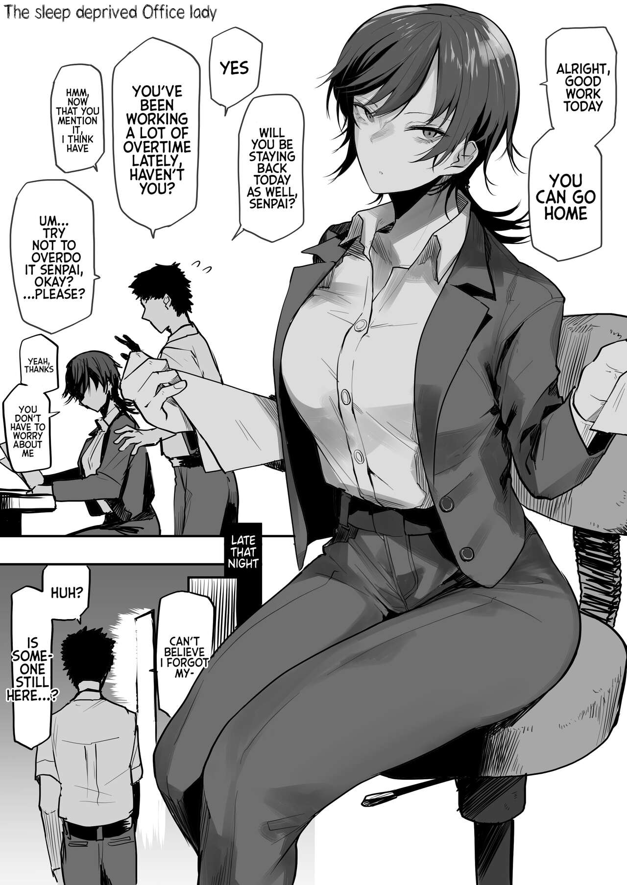 The Sleep Deprived Office Lady page 1