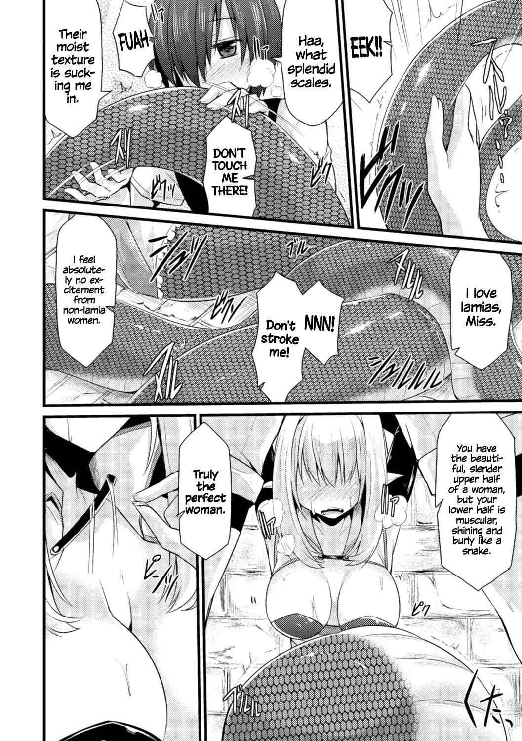 The Snake That Slithers Up To Her (Bessatsu Comic Unreal Monster Musume Paradise Vol. 7) [English] =Dark Mac + CW= page 4