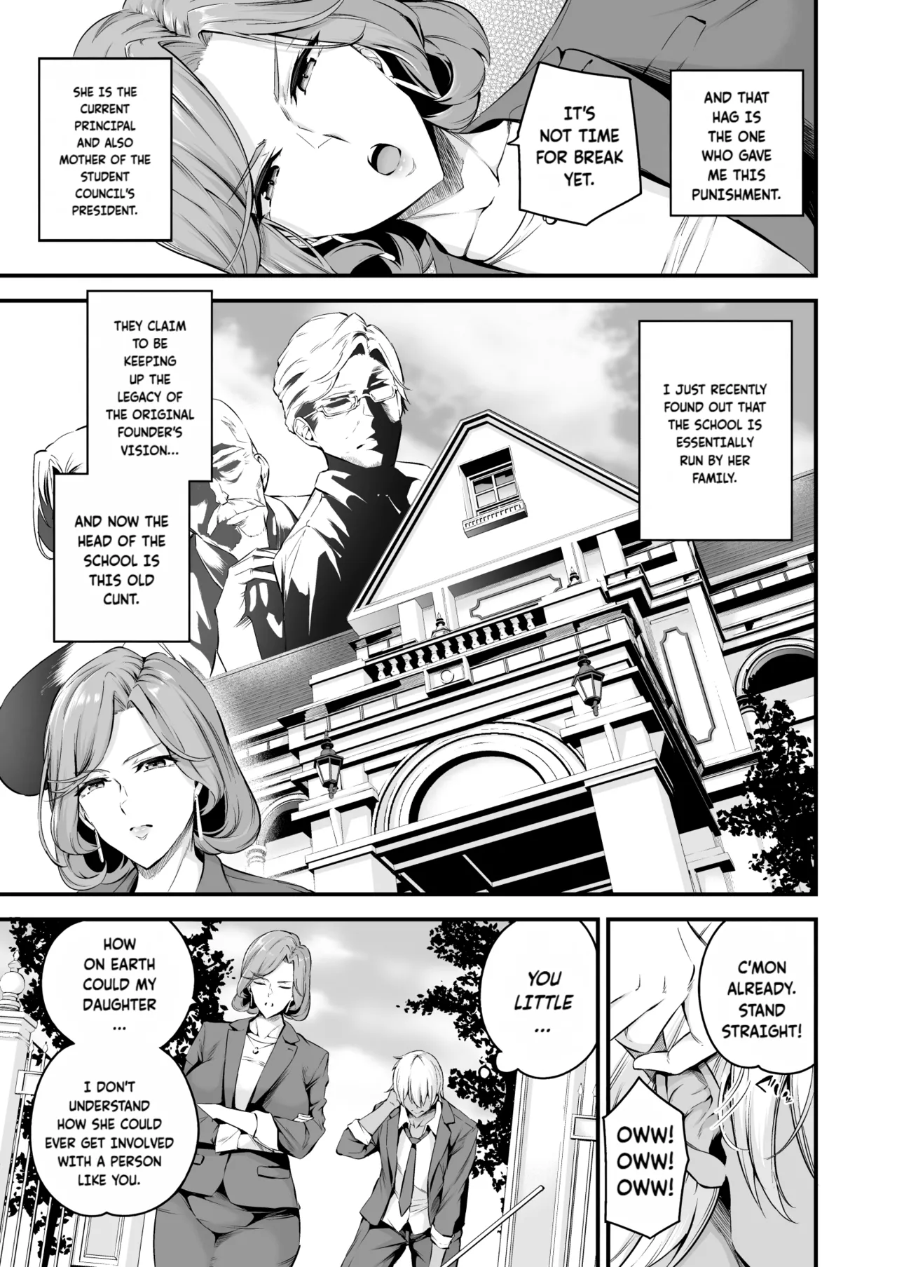 The sow principal of Shiramine Academy PROLOGUE page 4