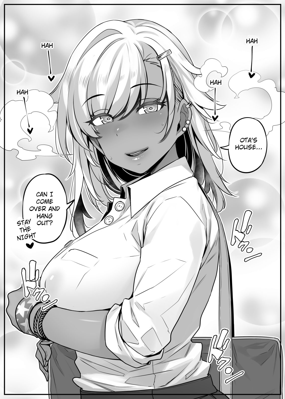 The story of a brown gal who loves otaku-kun page 10
