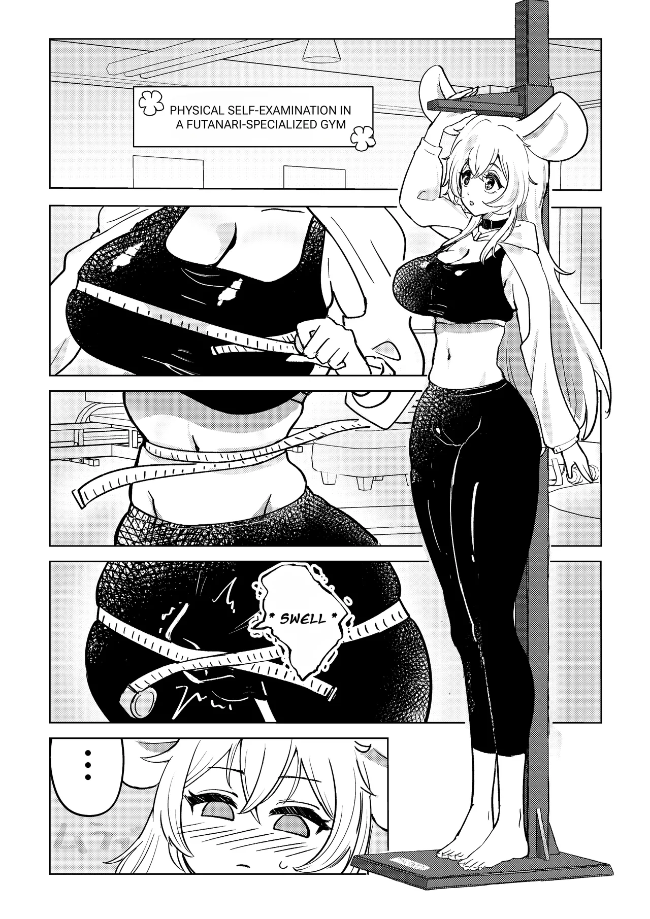 The story of a futanari girl with a horse cock hooked on masturbating with a breeding dummy & The story of a futanari girl with a horse cock mounting a futanari nurse page 3