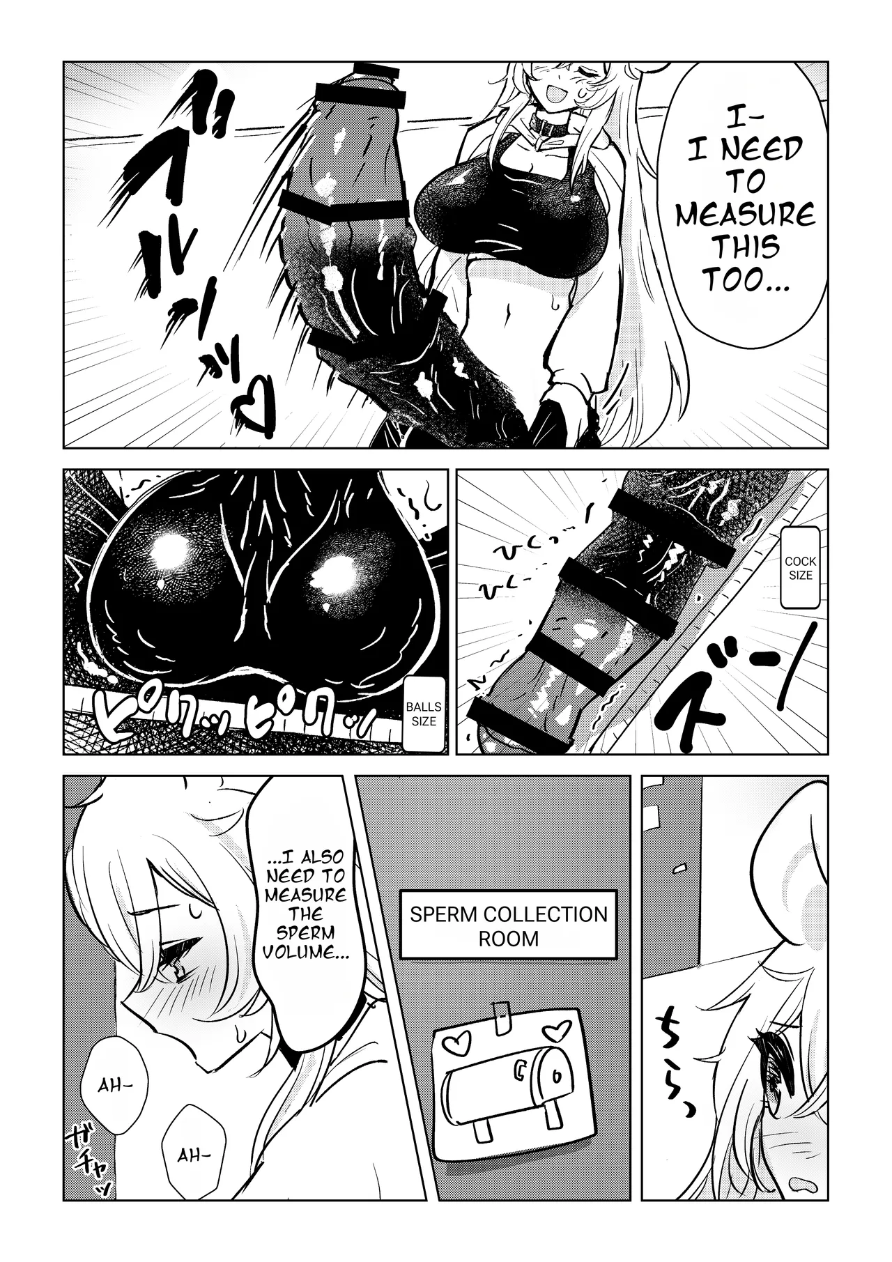The story of a futanari girl with a horse cock hooked on masturbating with a breeding dummy & The story of a futanari girl with a horse cock mounting a futanari nurse page 4