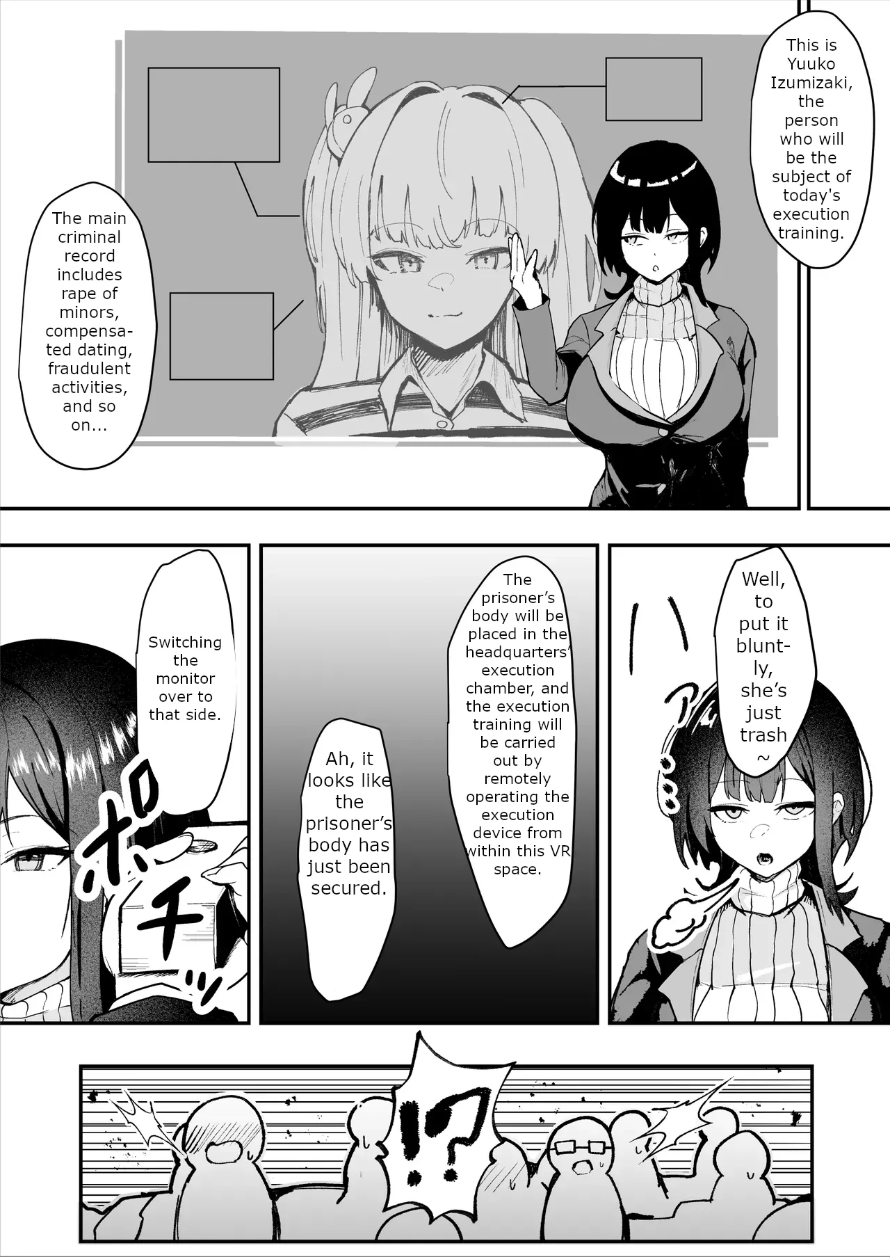 The Story of a Gloomy Execution Officer Who Accidentally Sensation-Blocks Her Own Pussy page 11