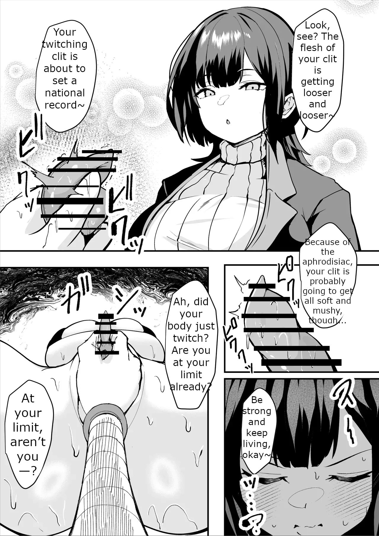 The Story of a Gloomy Execution Officer Who Accidentally Sensation-Blocks Her Own Pussy page 21