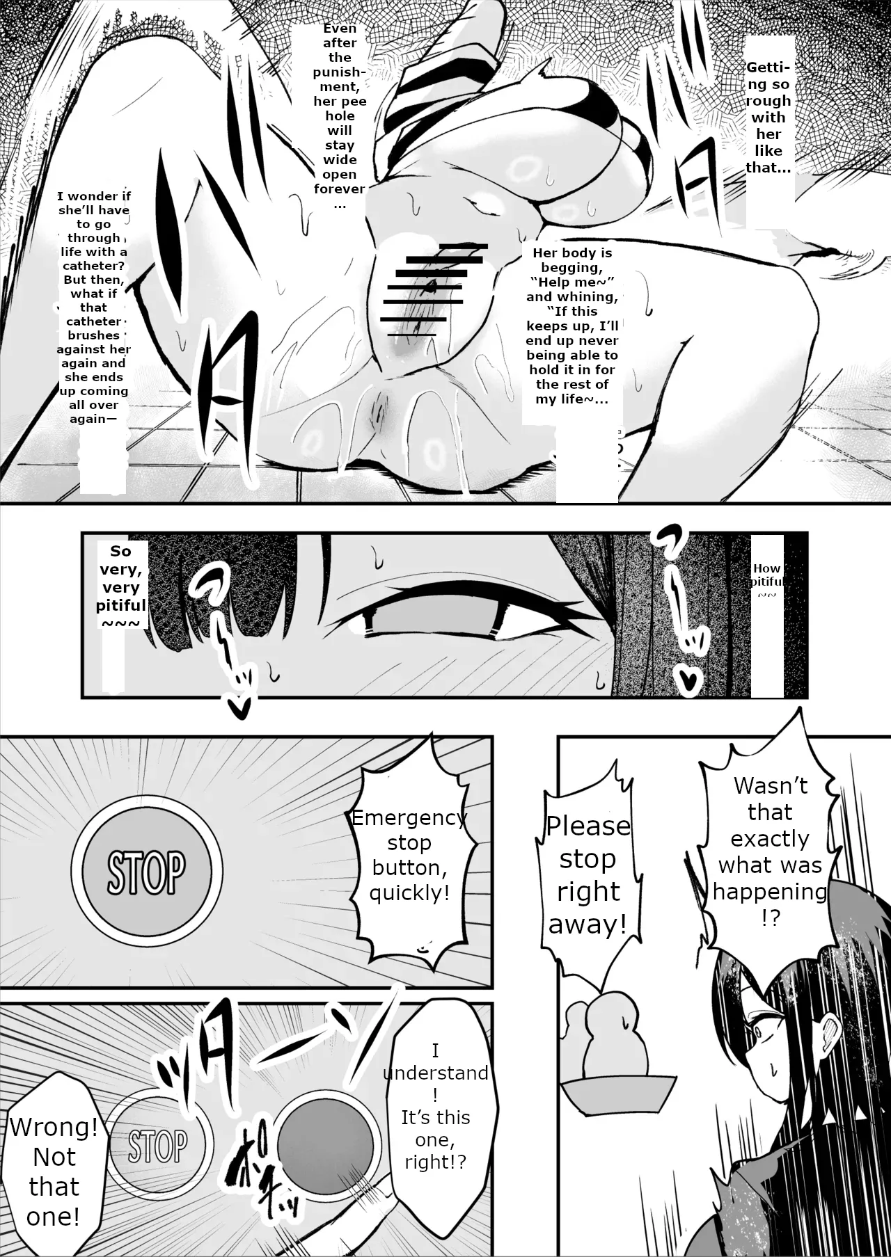 The Story of a Gloomy Execution Officer Who Accidentally Sensation-Blocks Her Own Pussy page 31