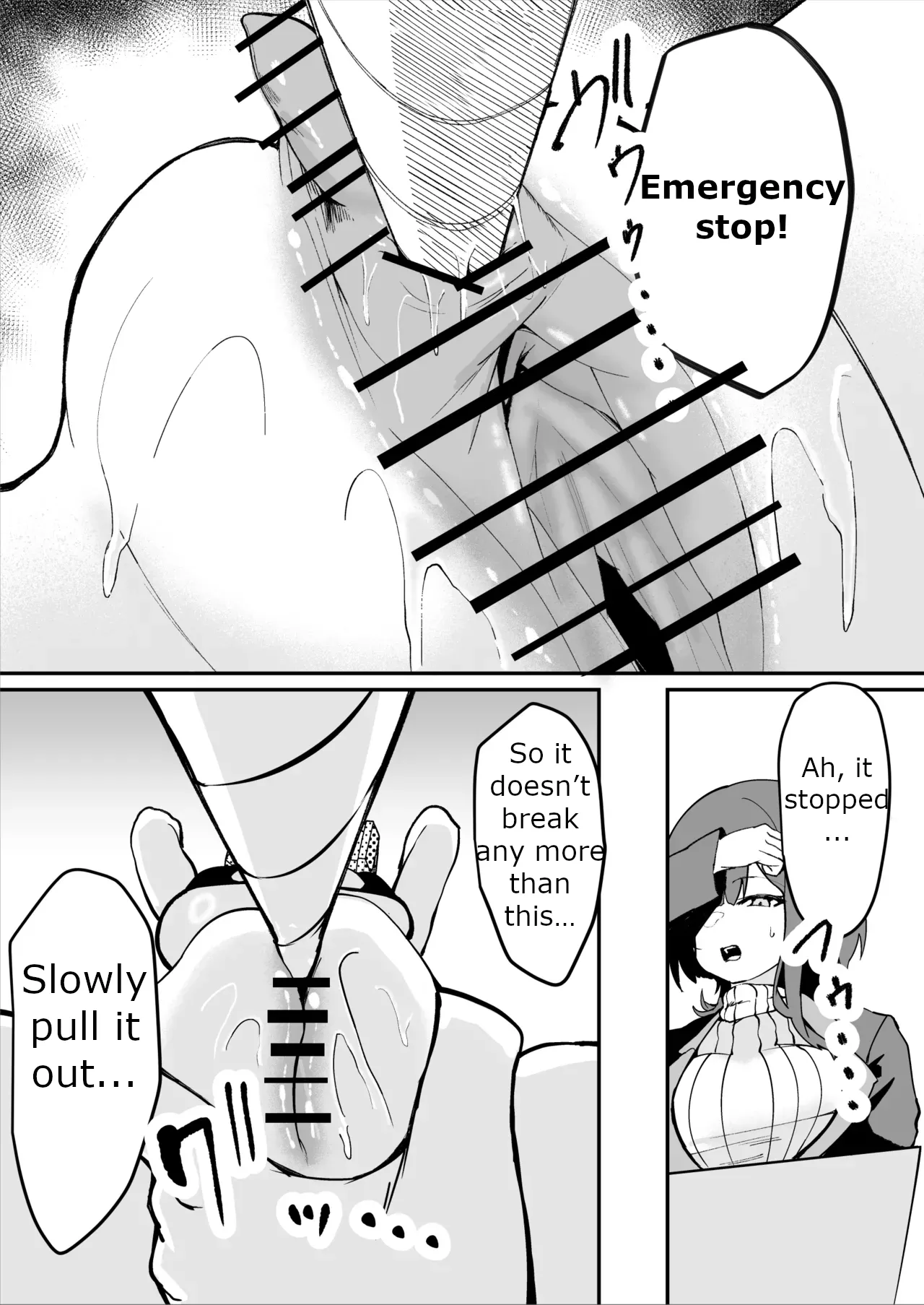 The Story of a Gloomy Execution Officer Who Accidentally Sensation-Blocks Her Own Pussy page 33