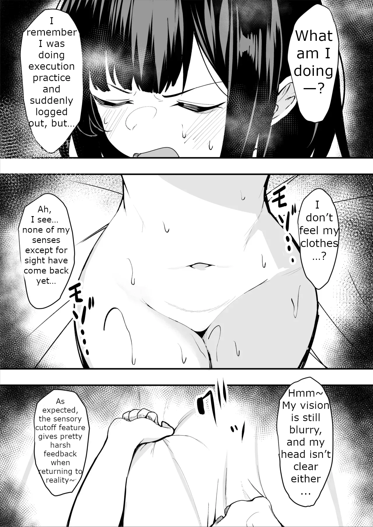 The Story of a Gloomy Execution Officer Who Accidentally Sensation-Blocks Her Own Pussy page 41