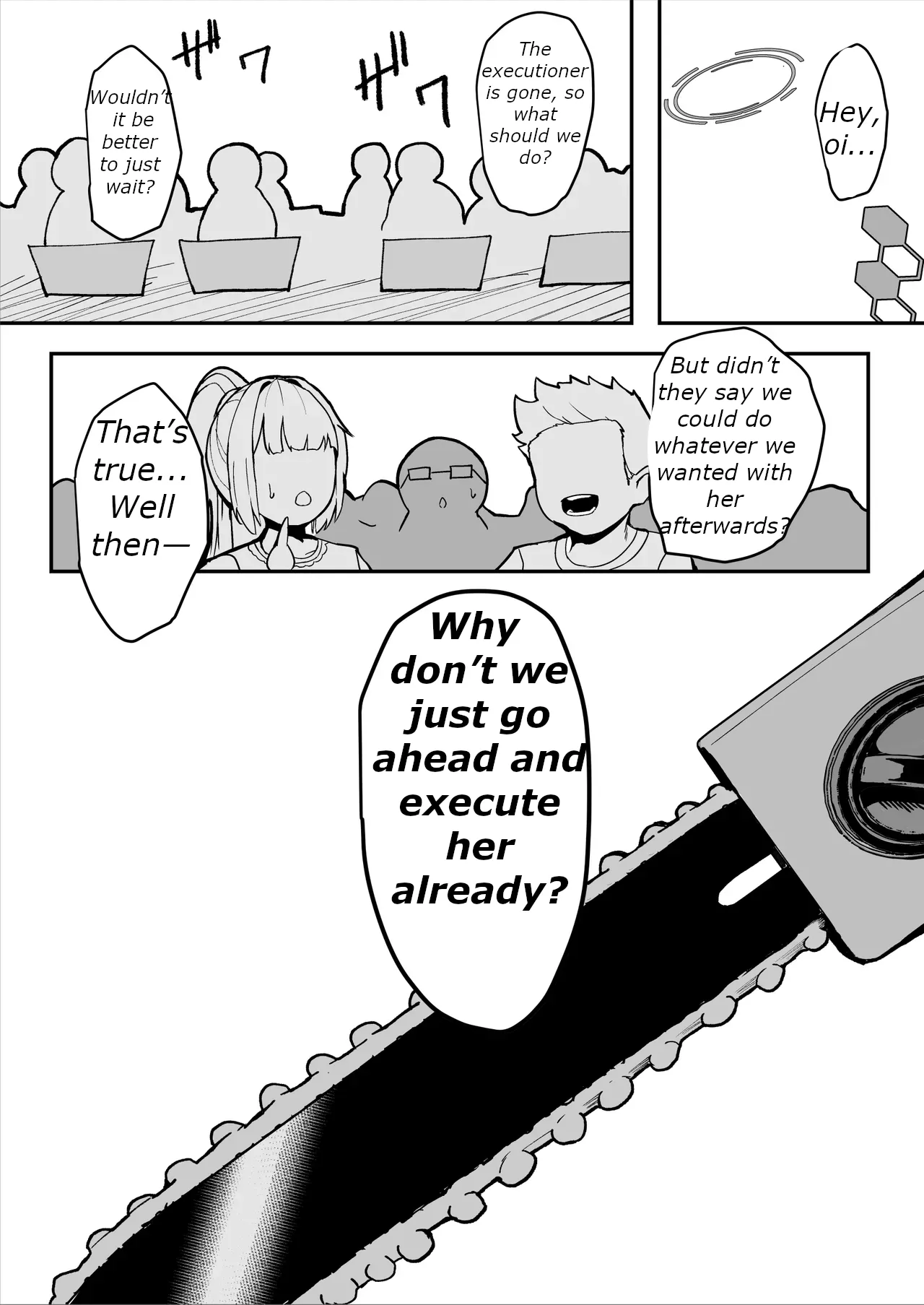 The Story of a Gloomy Execution Officer Who Accidentally Sensation-Blocks Her Own Pussy page 50