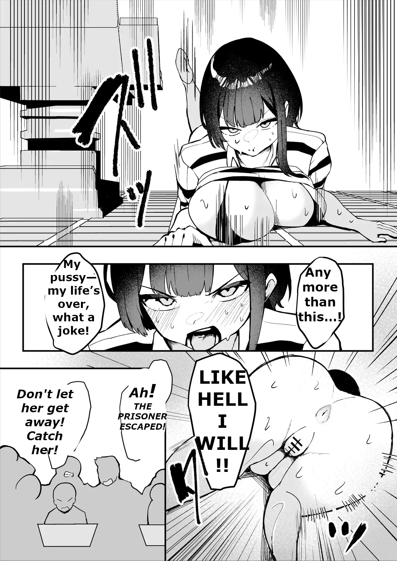 The Story of a Gloomy Execution Officer Who Accidentally Sensation-Blocks Her Own Pussy page 54