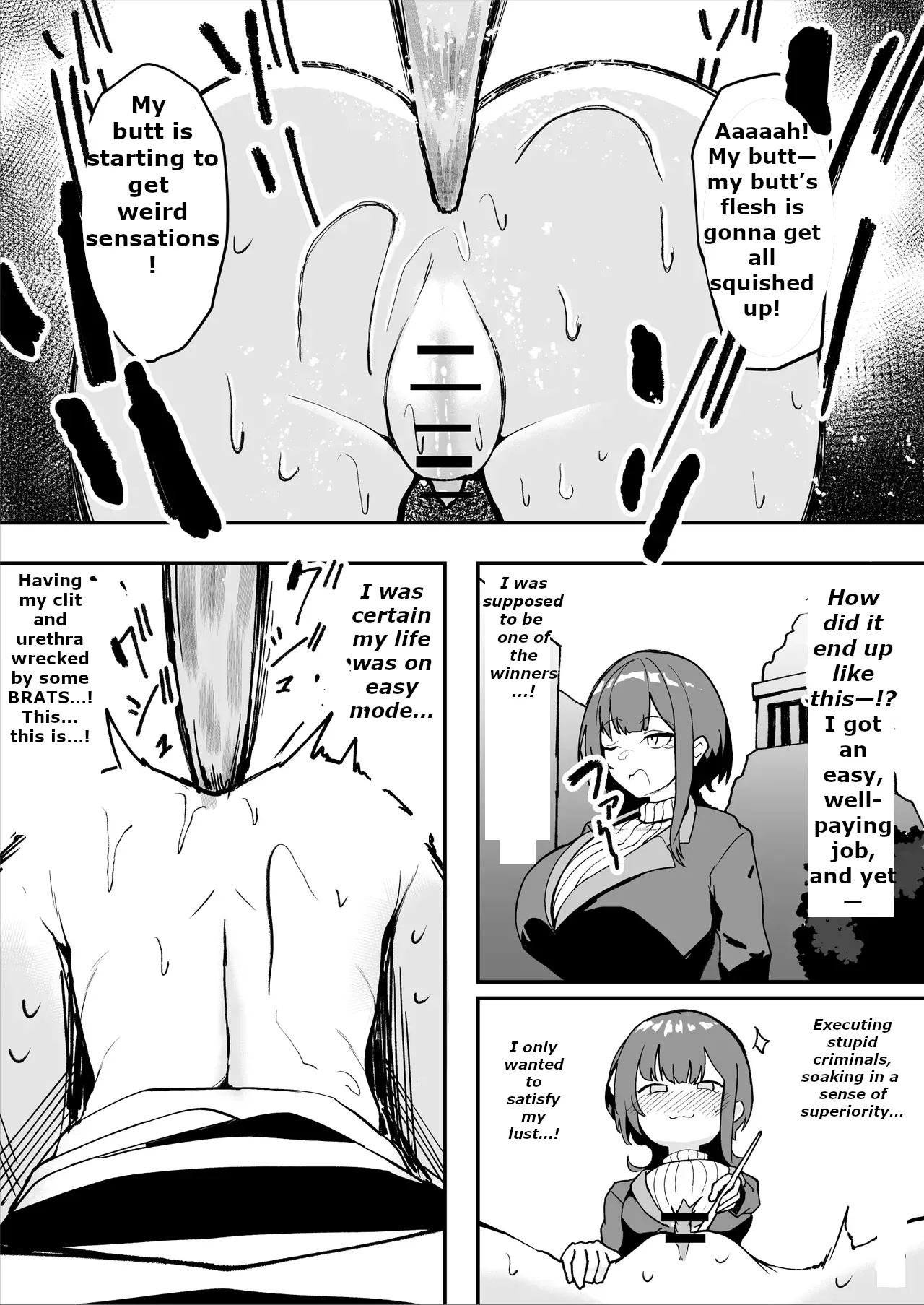 The Story of a Gloomy Execution Officer Who Accidentally Sensation-Blocks Her Own Pussy page 57