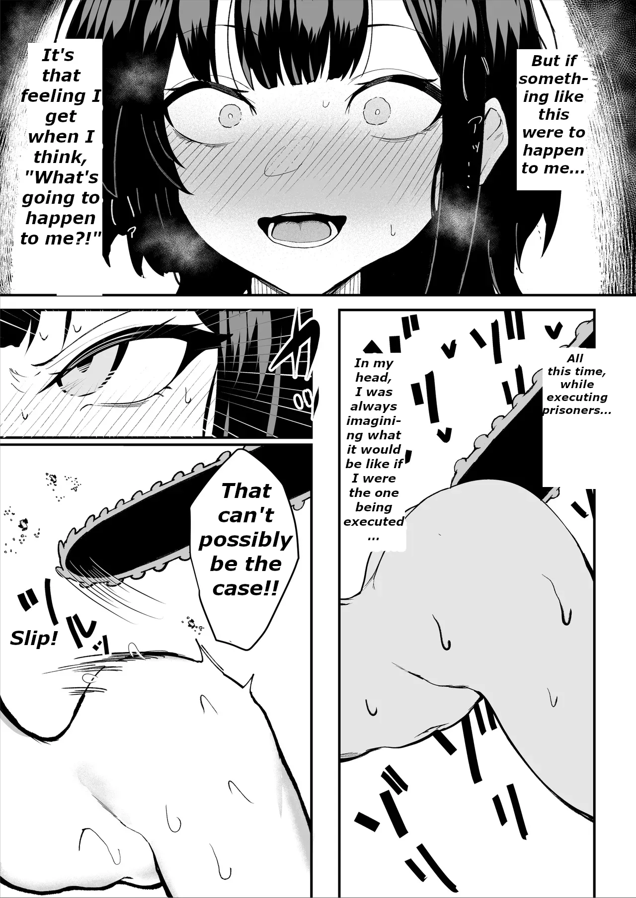 The Story of a Gloomy Execution Officer Who Accidentally Sensation-Blocks Her Own Pussy page 61