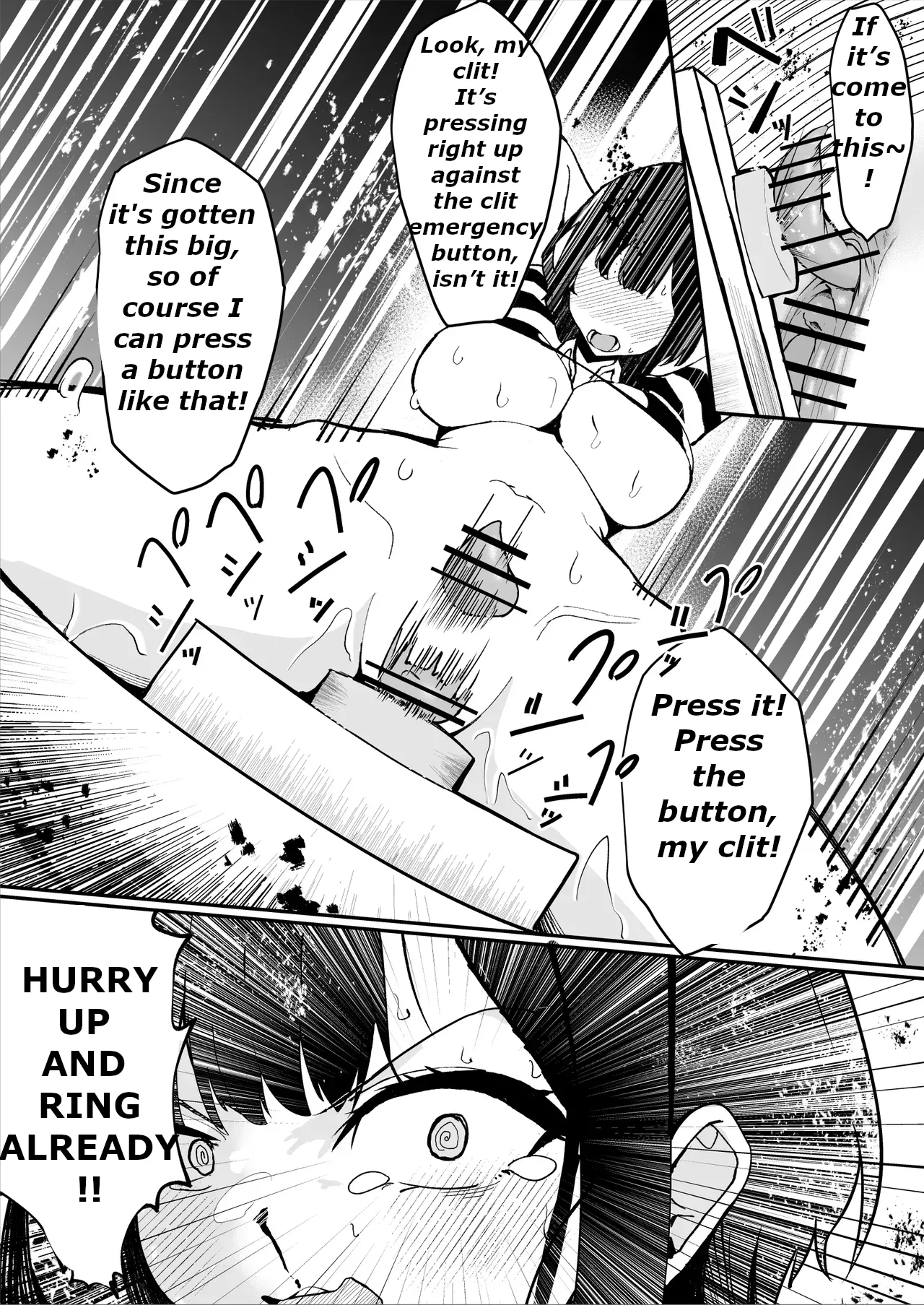 The Story of a Gloomy Execution Officer Who Accidentally Sensation-Blocks Her Own Pussy page 64